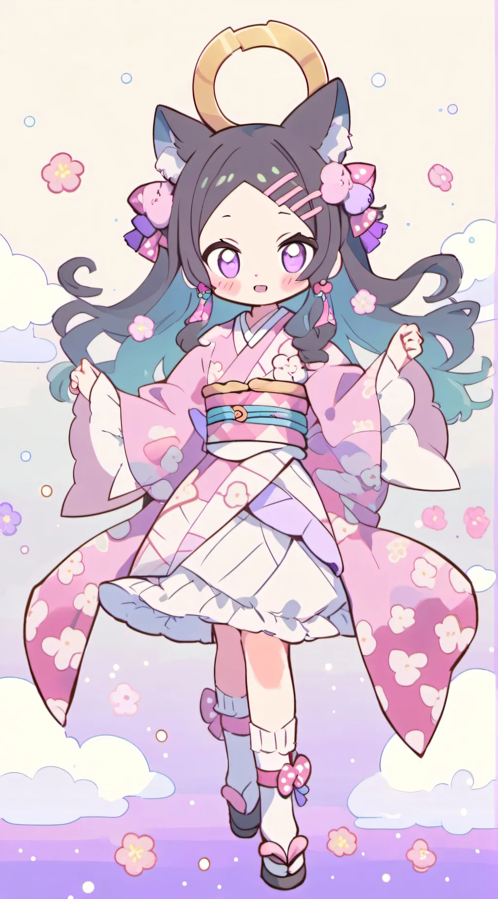 ai character: Nekomi background