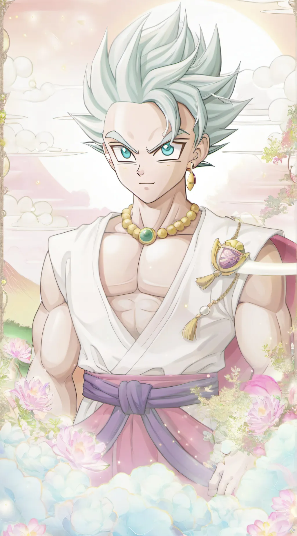 ai character: Vegeta background