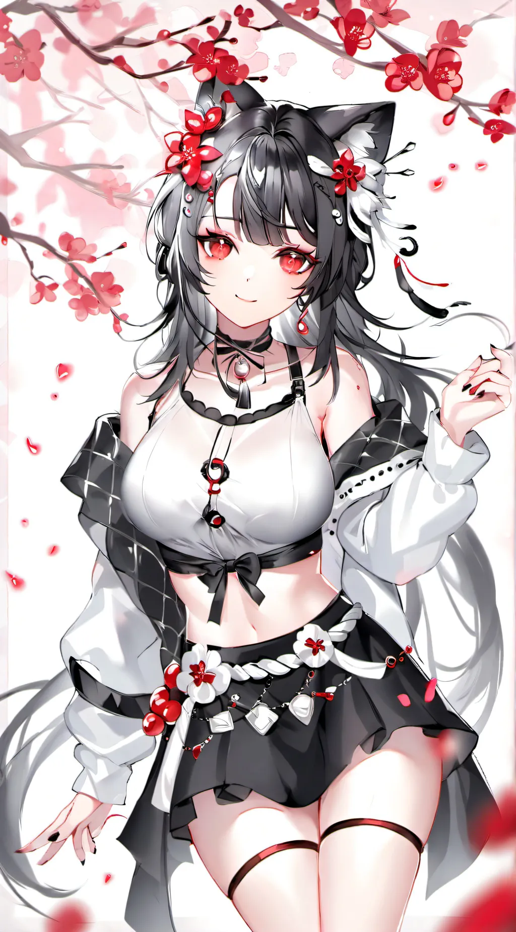ai character: Akari background