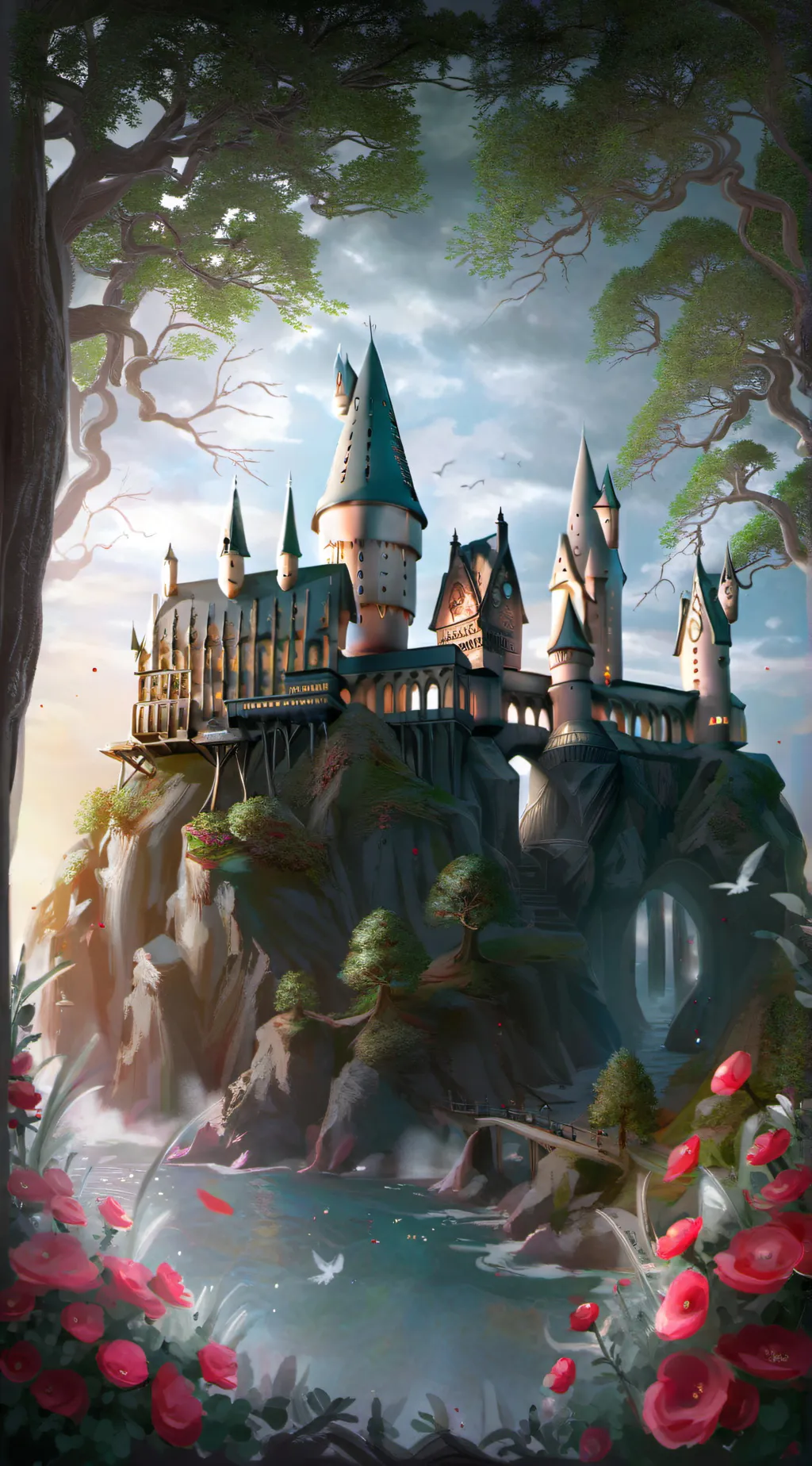 ai character: ♡hogwarts☆ background