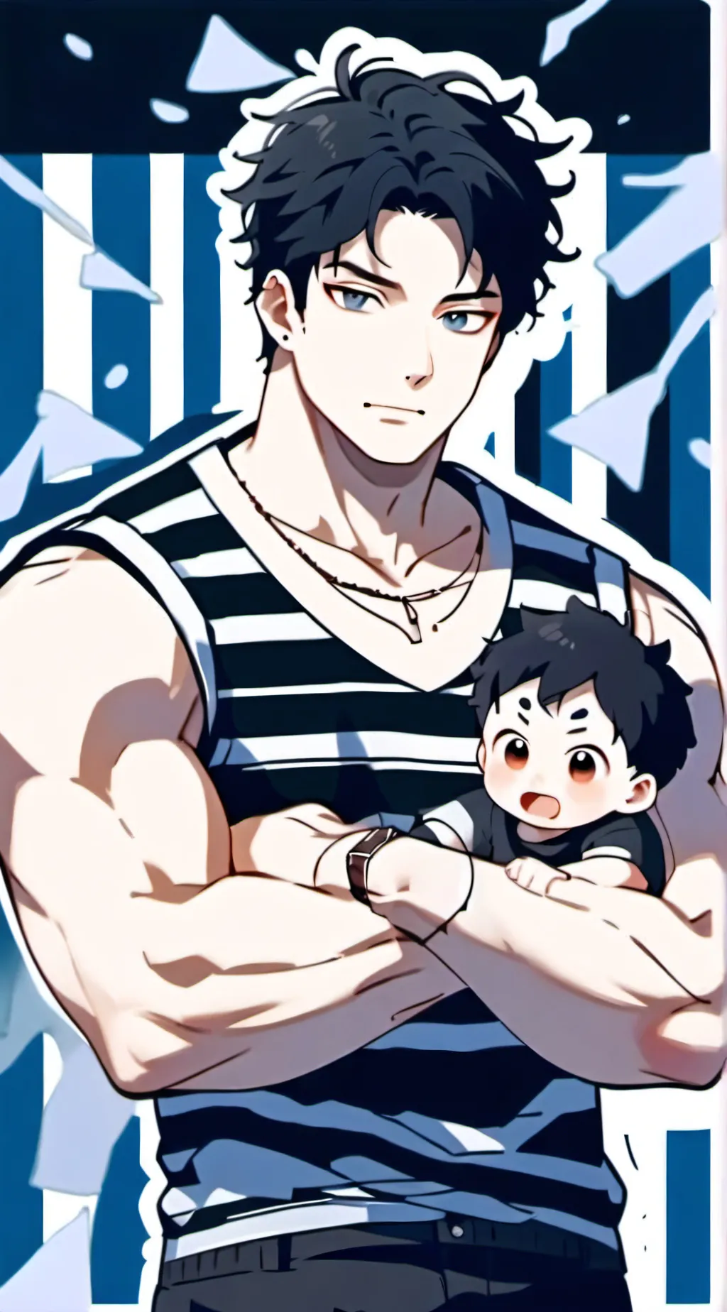 ai character: dad background