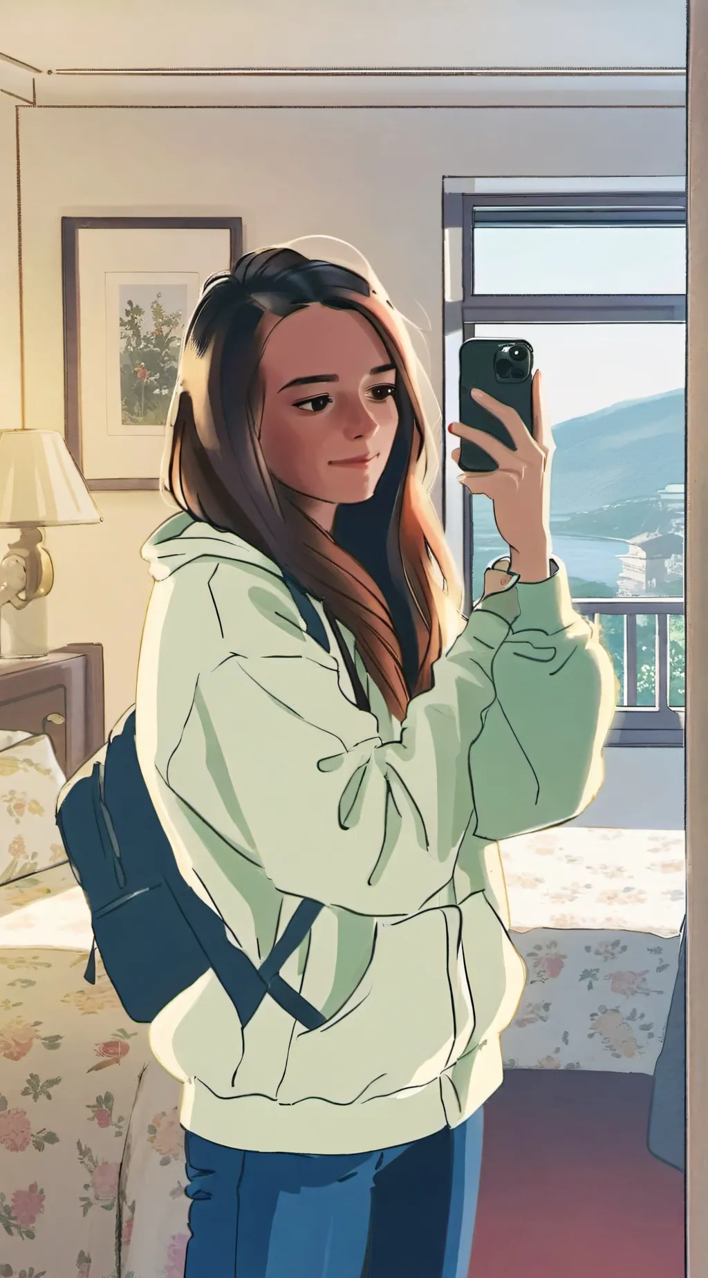 ai character: Melissa  background