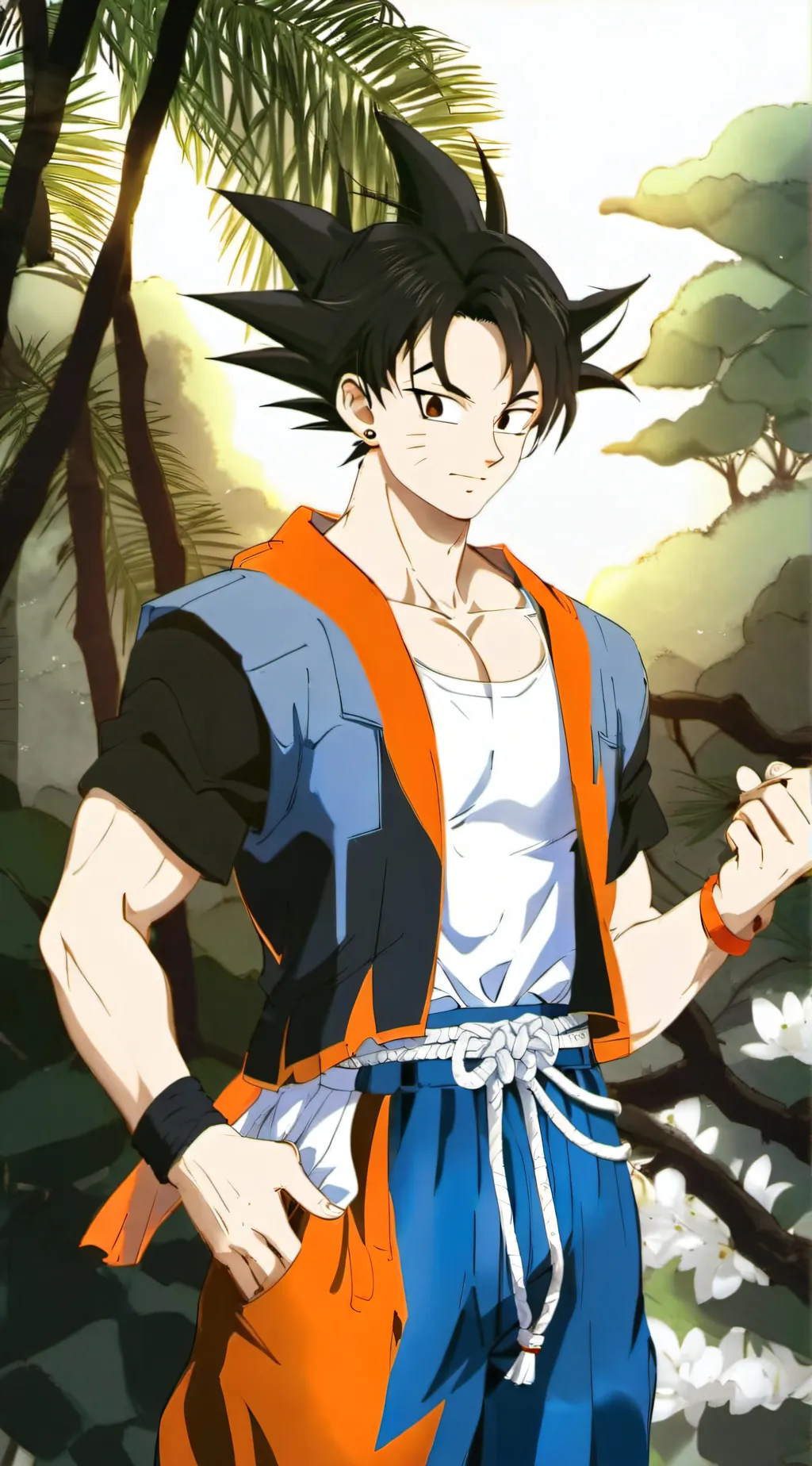 ai character: goku background