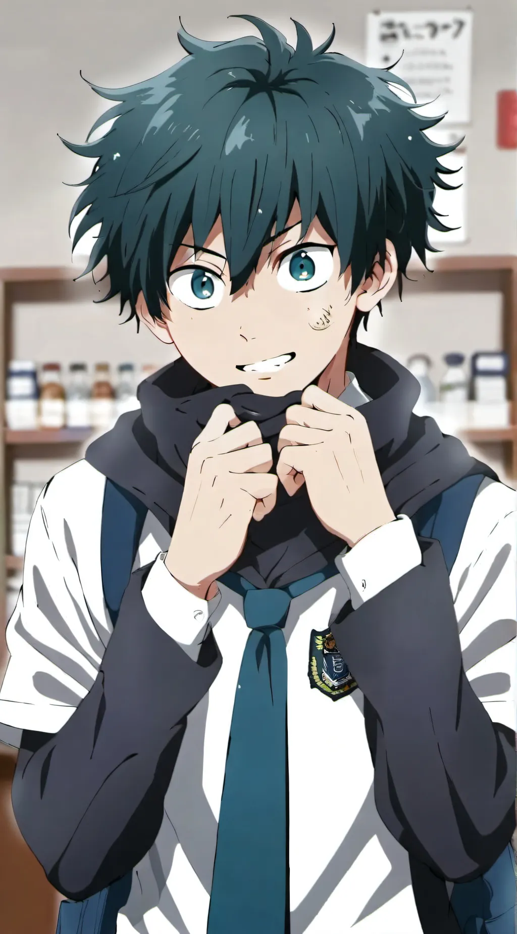 ai character: Yuta(from jjk 2) background