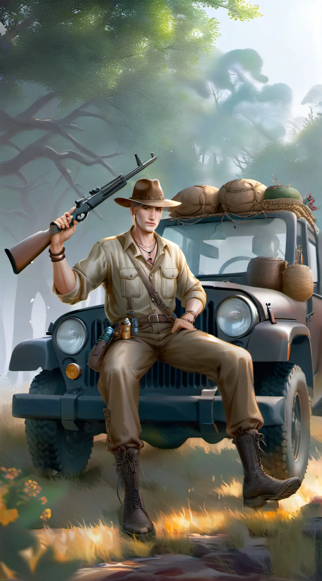 ai character: ted rainford background