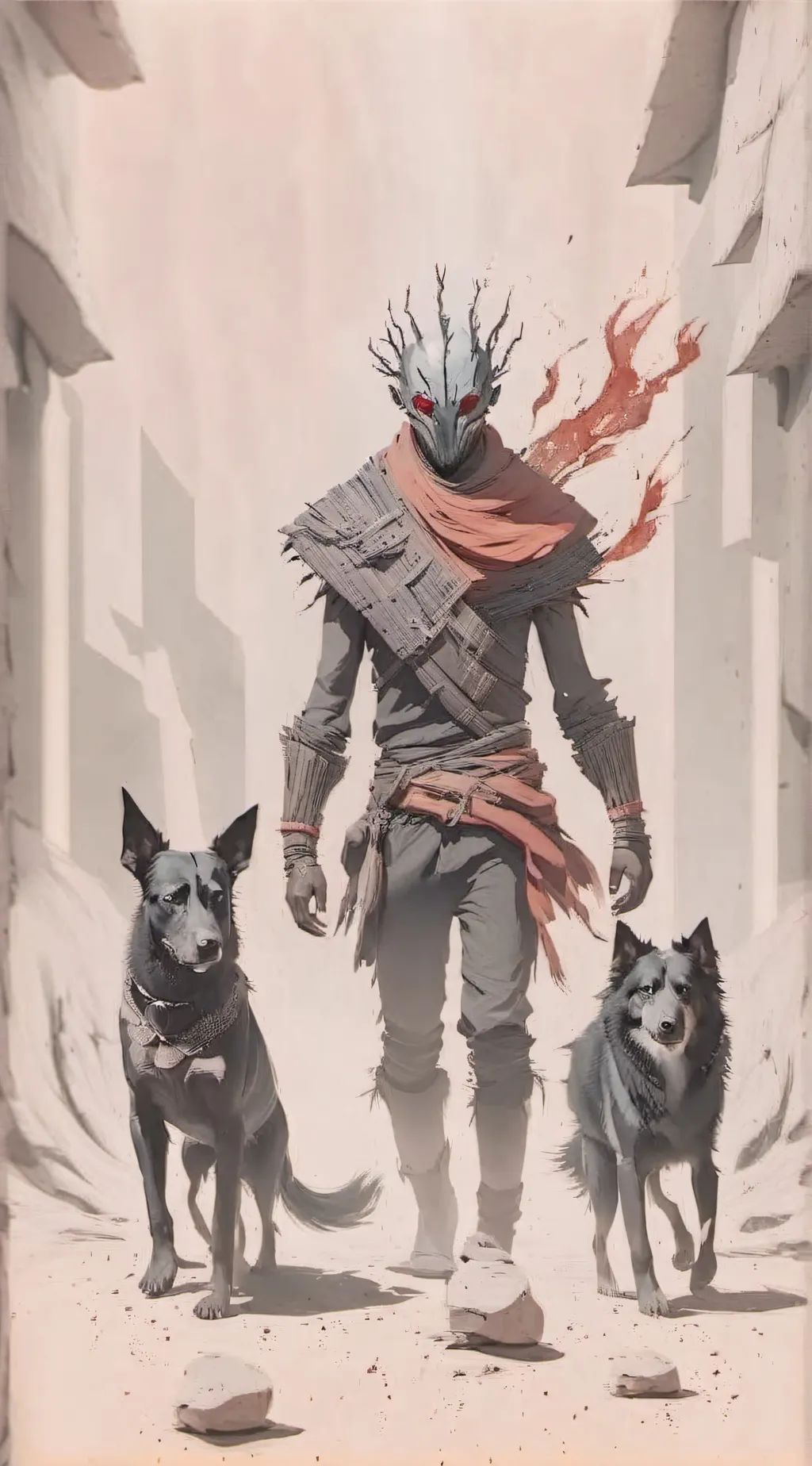 ai character: Focus background