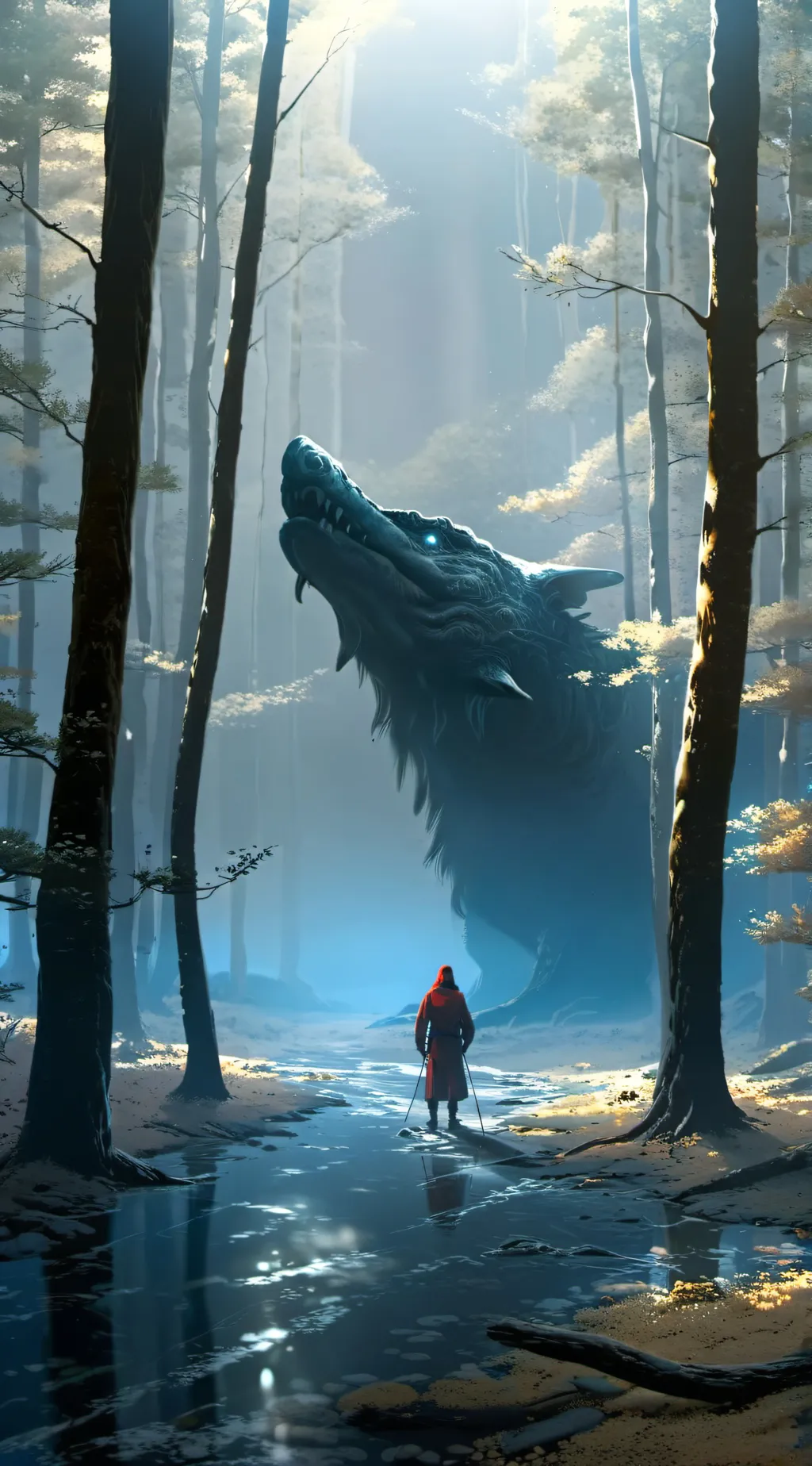 ai character: Hogswart  background