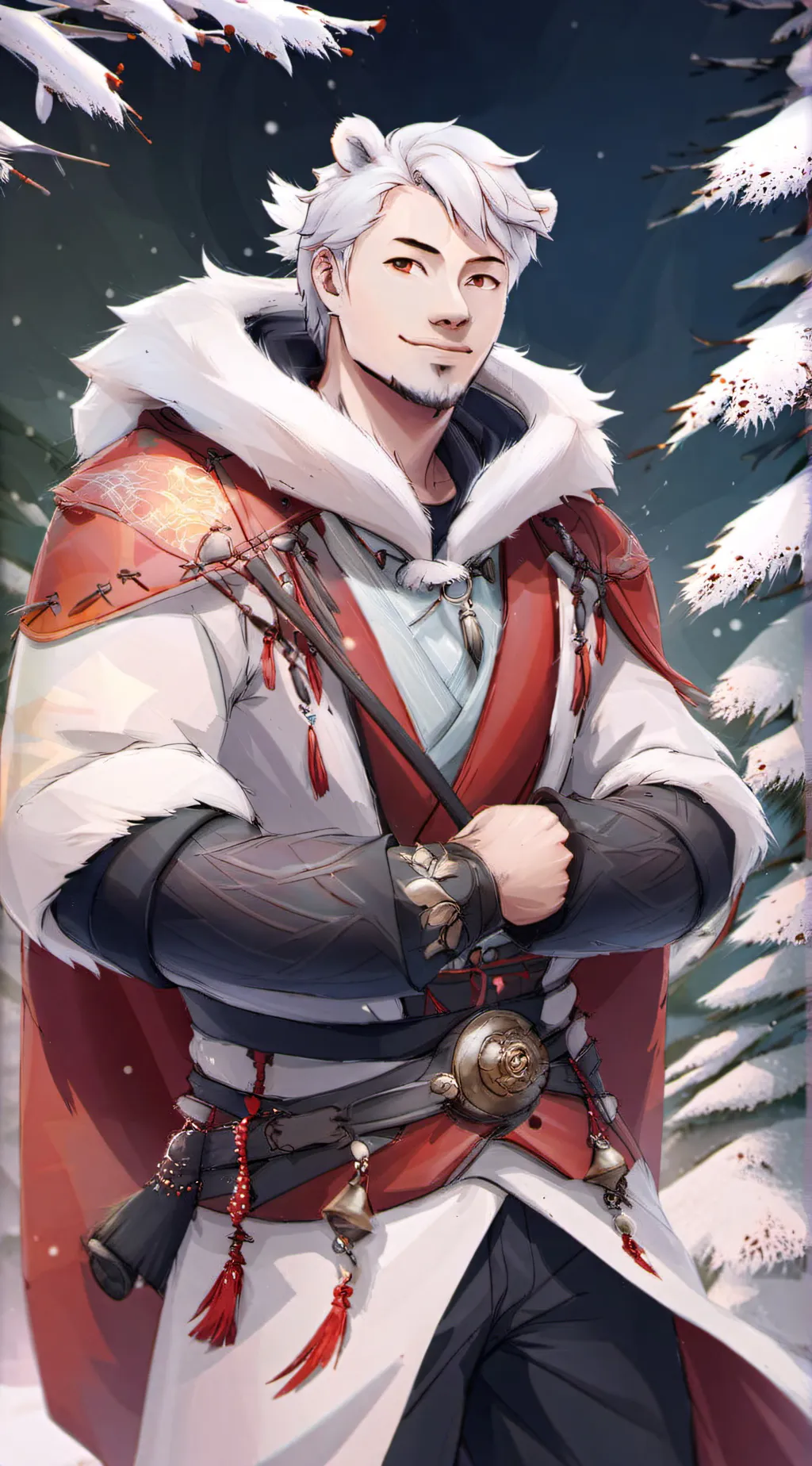 ai character: Ethan Snow background