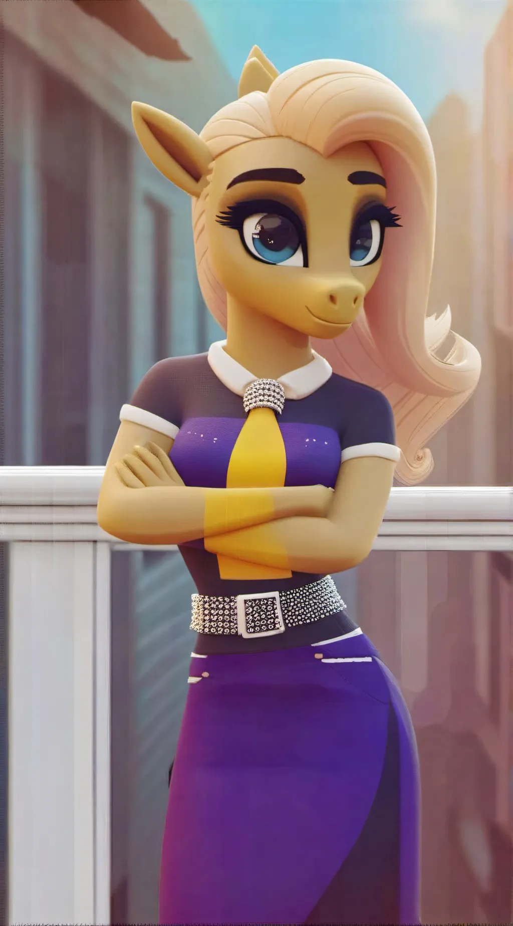 ai character: anthro pony virus2 background