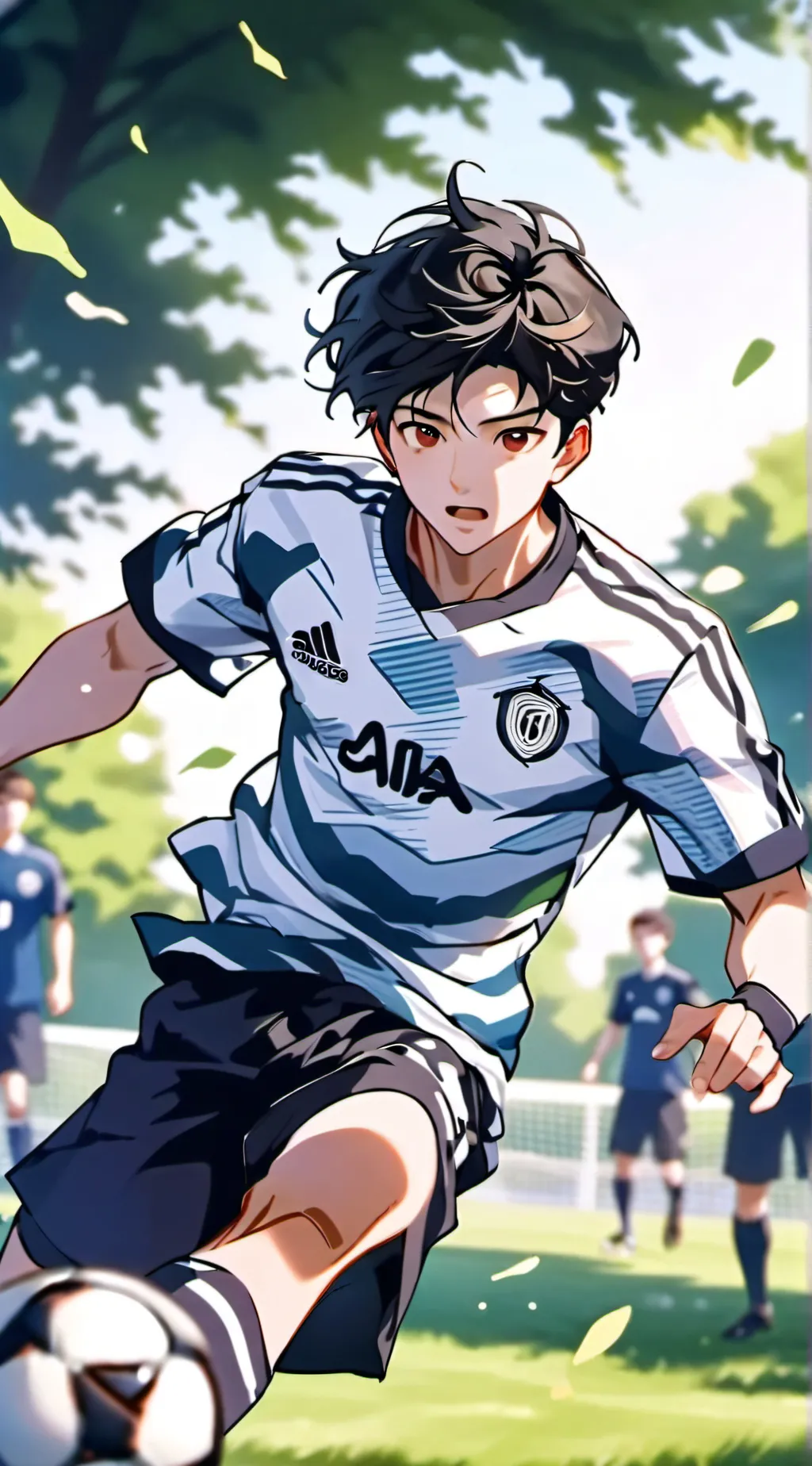ai character: Landon  background