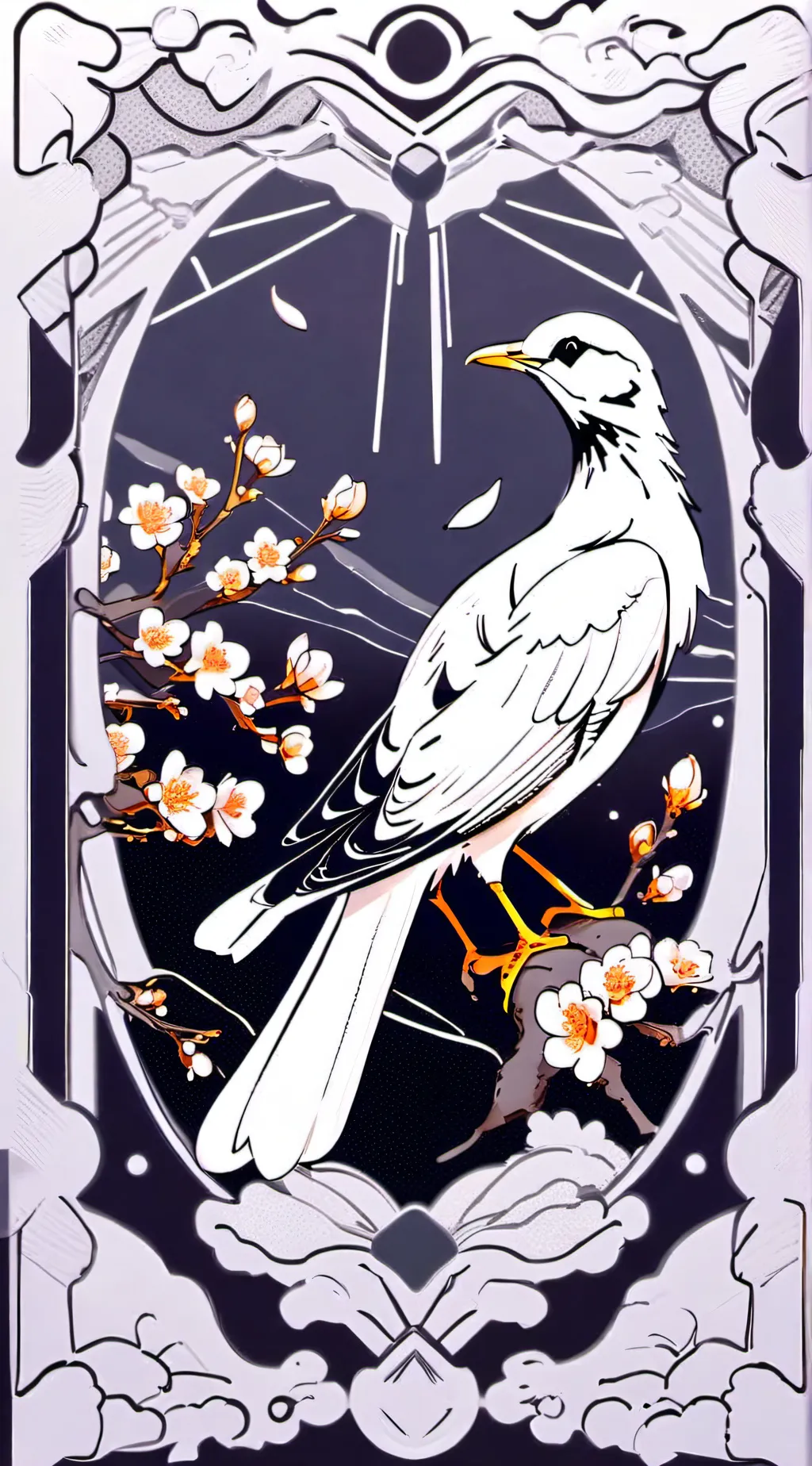 ai character: The lark  background
