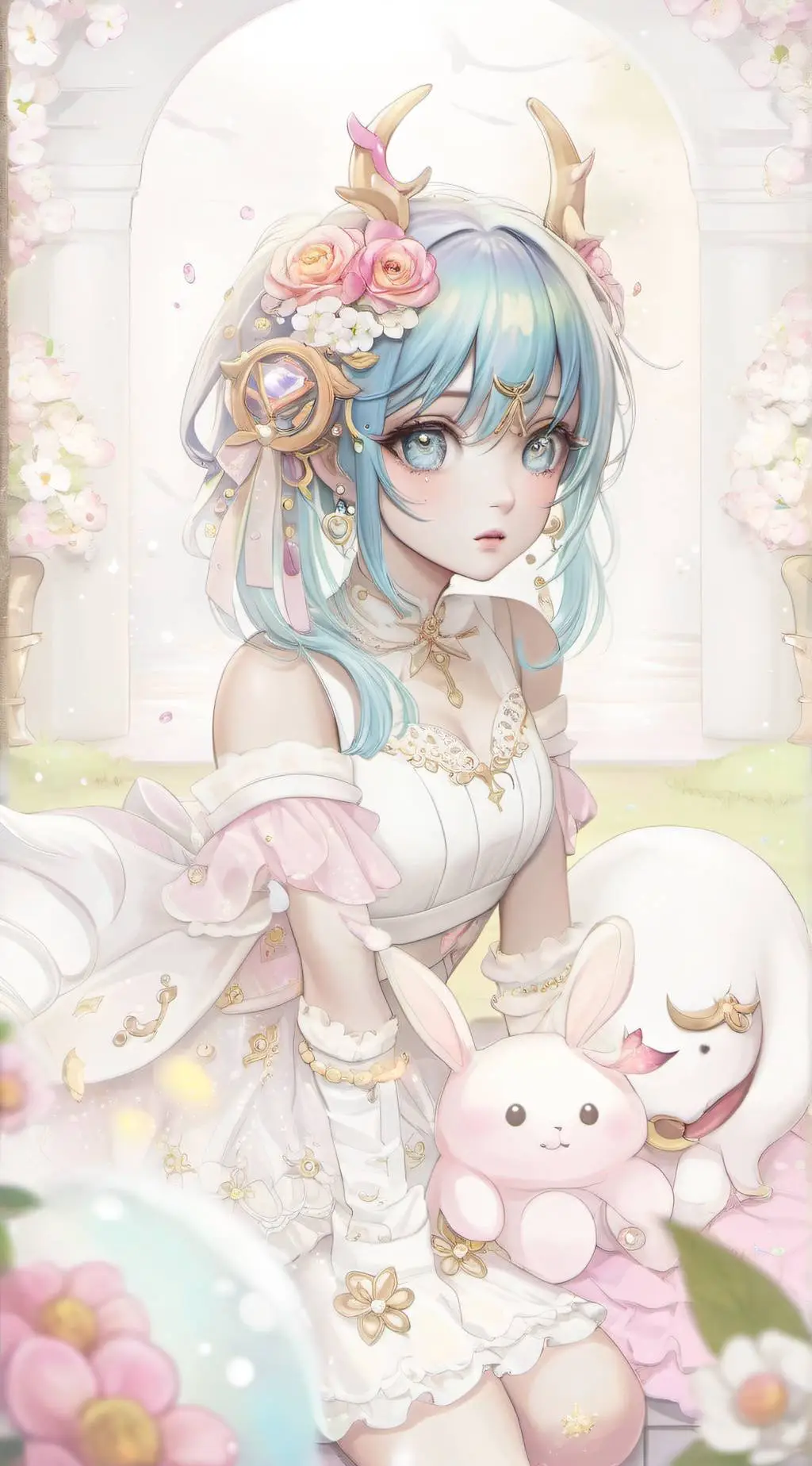 ai character: AVA  background