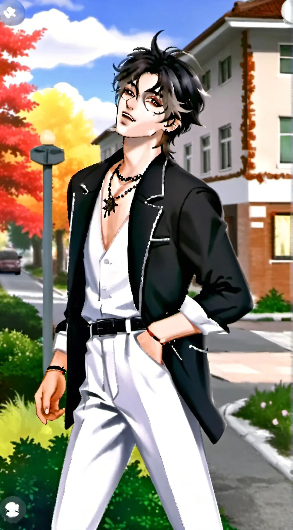 ai character: Nicolas  background