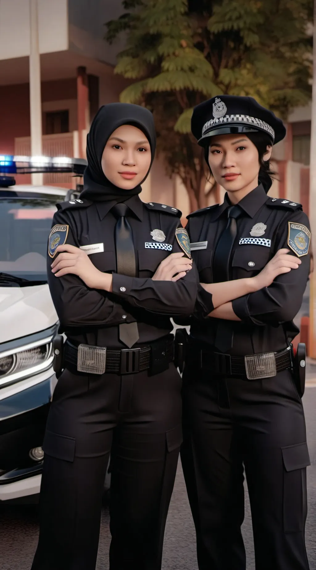 ai character: Ain & Jennifer Lim background