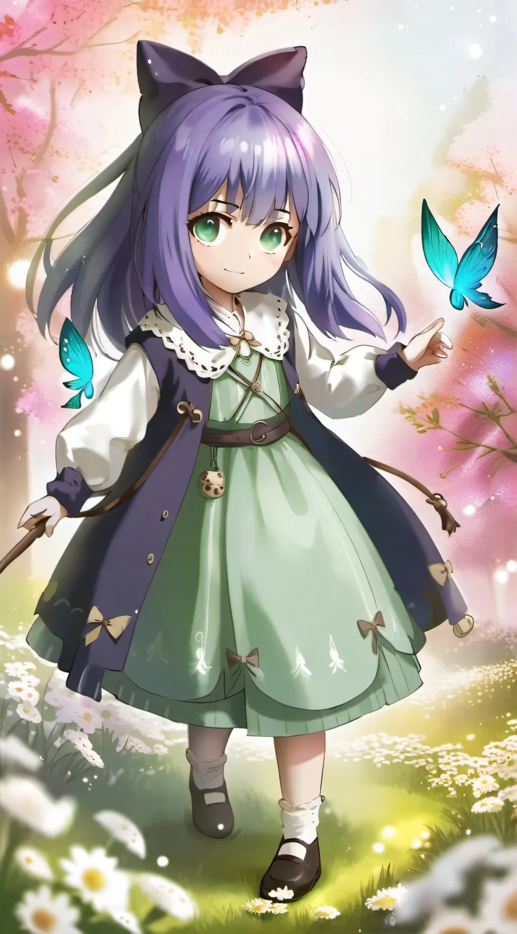 ai character: Eiko  background