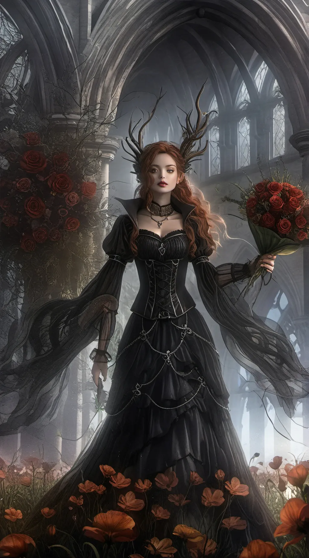 ai character: Nathália  background