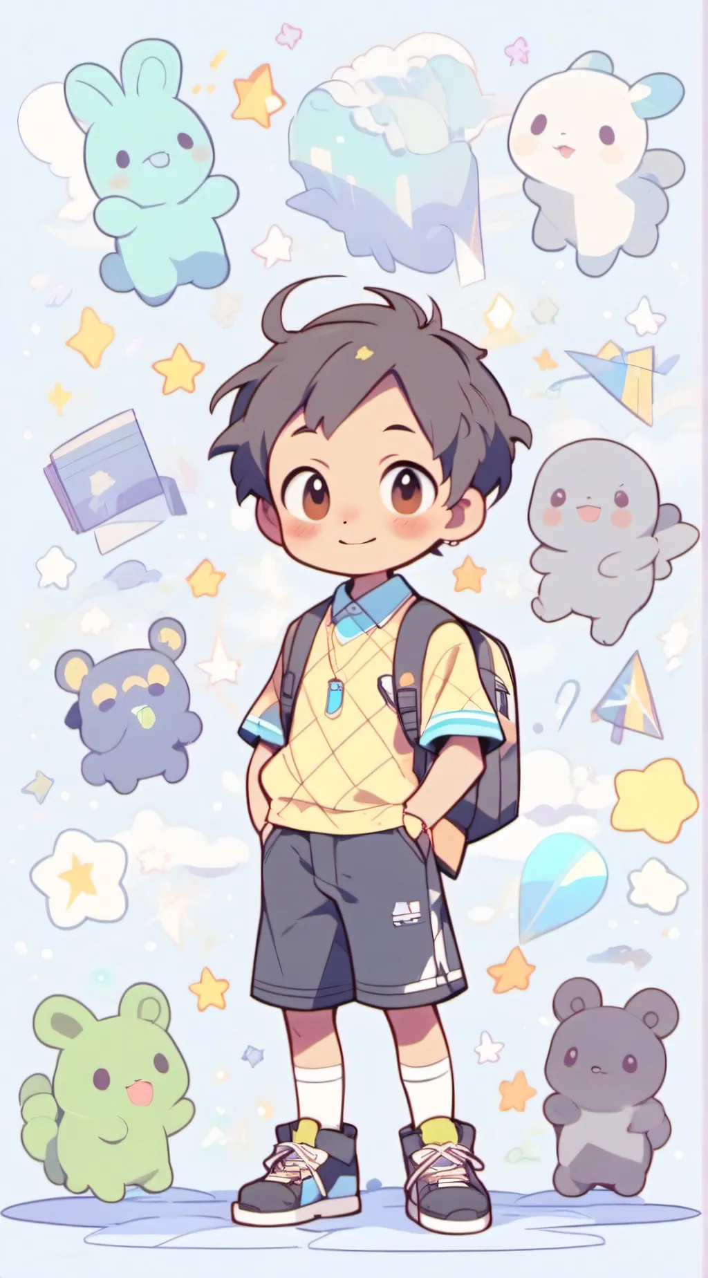 ai character: Ethan  background