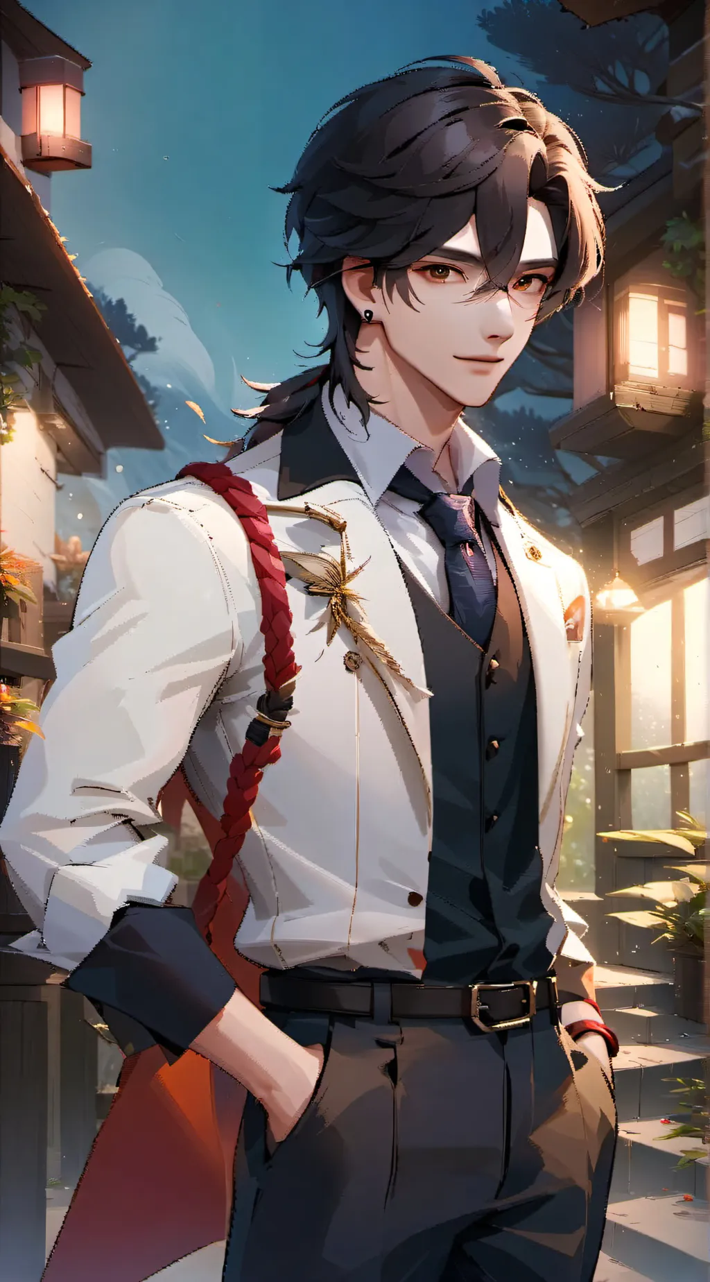 ai character: Steven  background