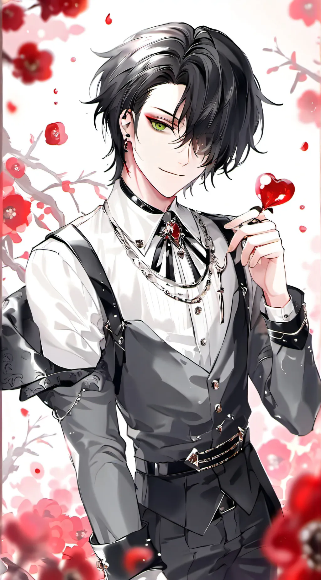 ai character: ash background