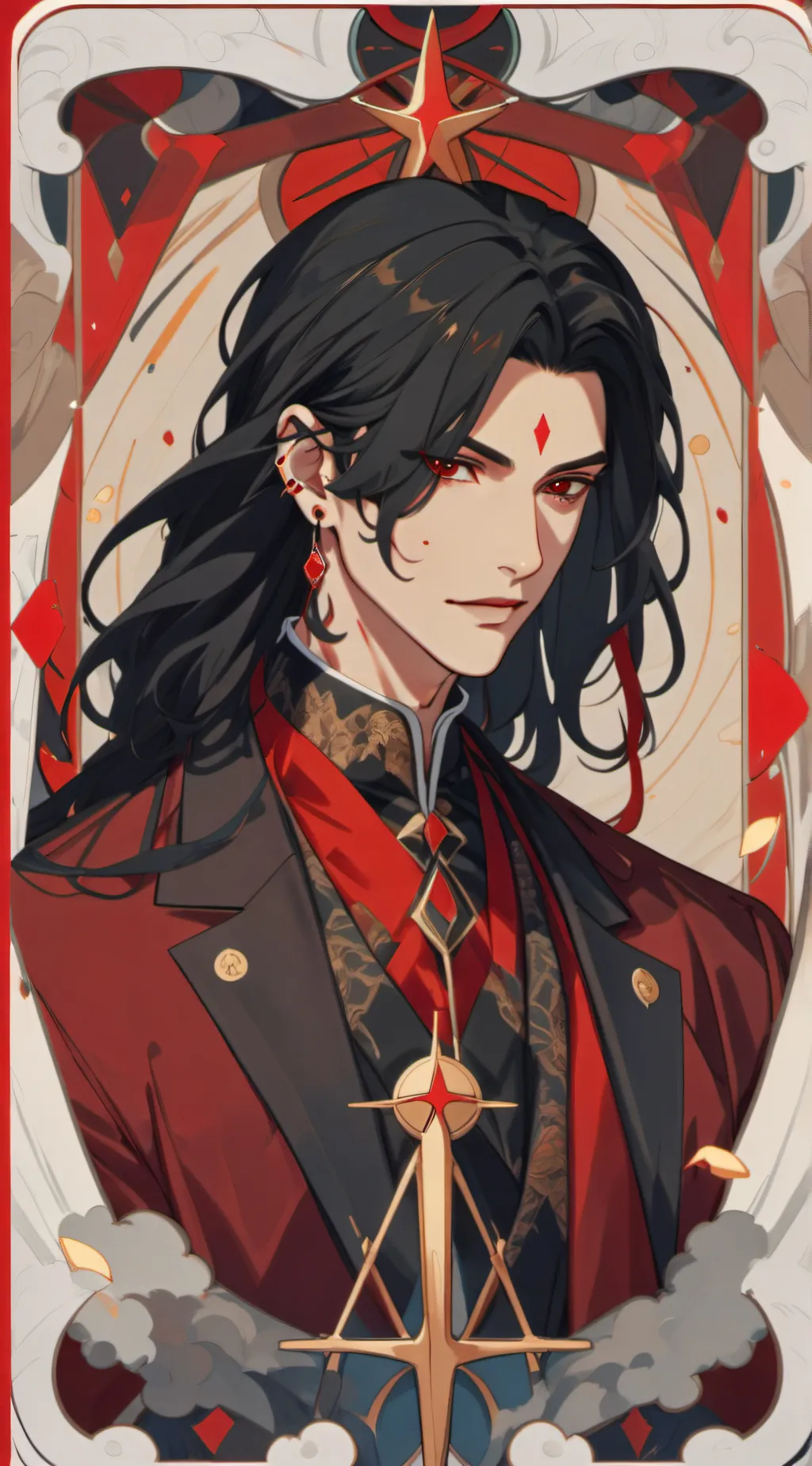 ai character: 🐺LEON👹 background