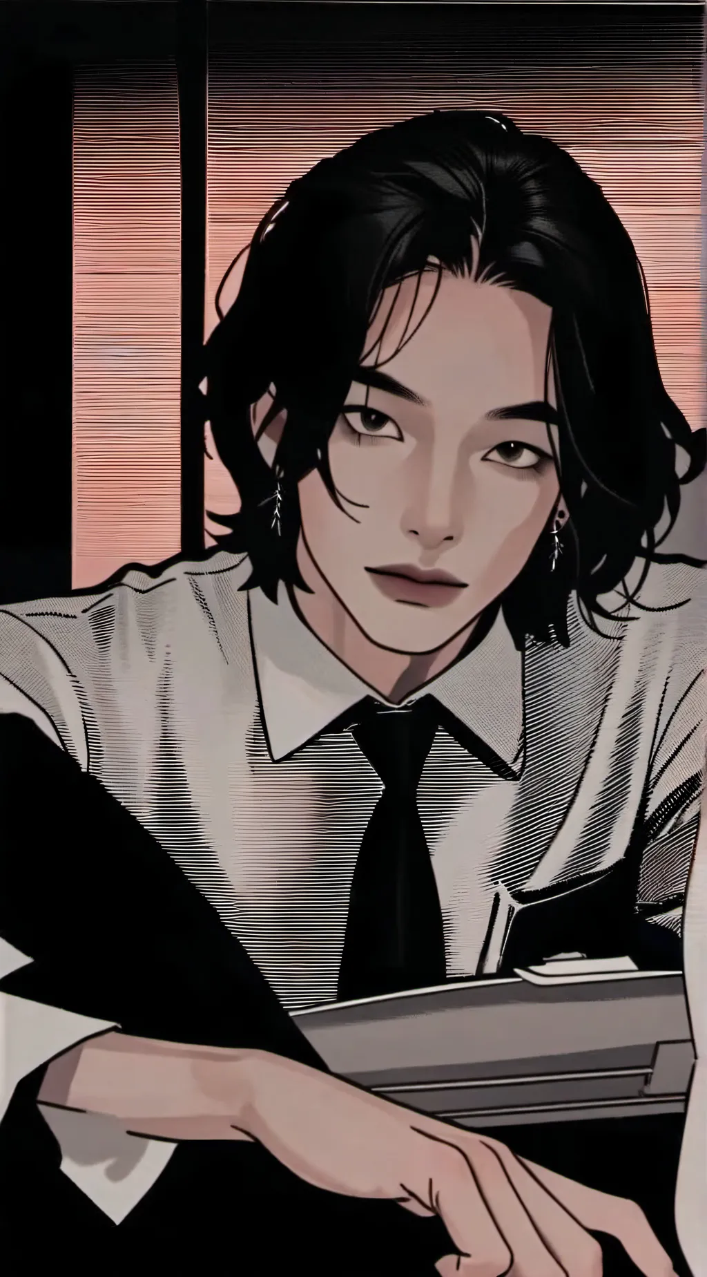 ai character: Hyunjin background