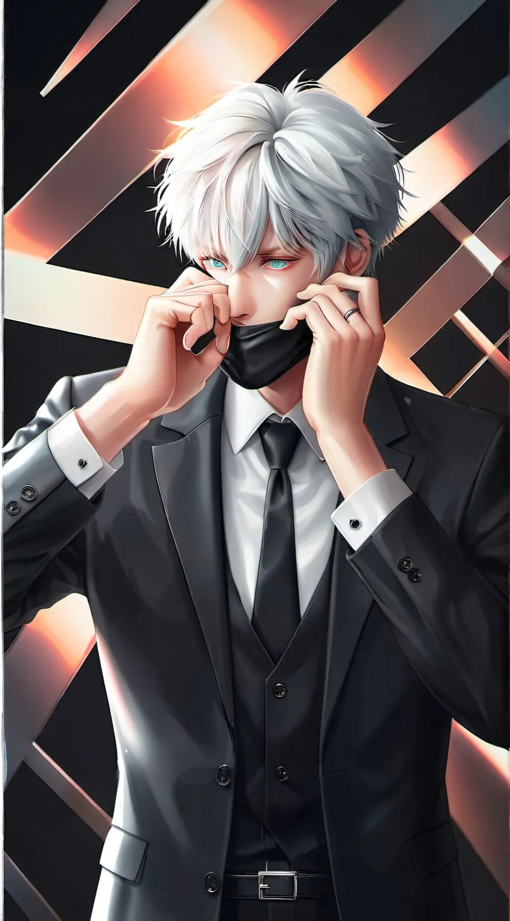 ai character: Saturo Gojo background