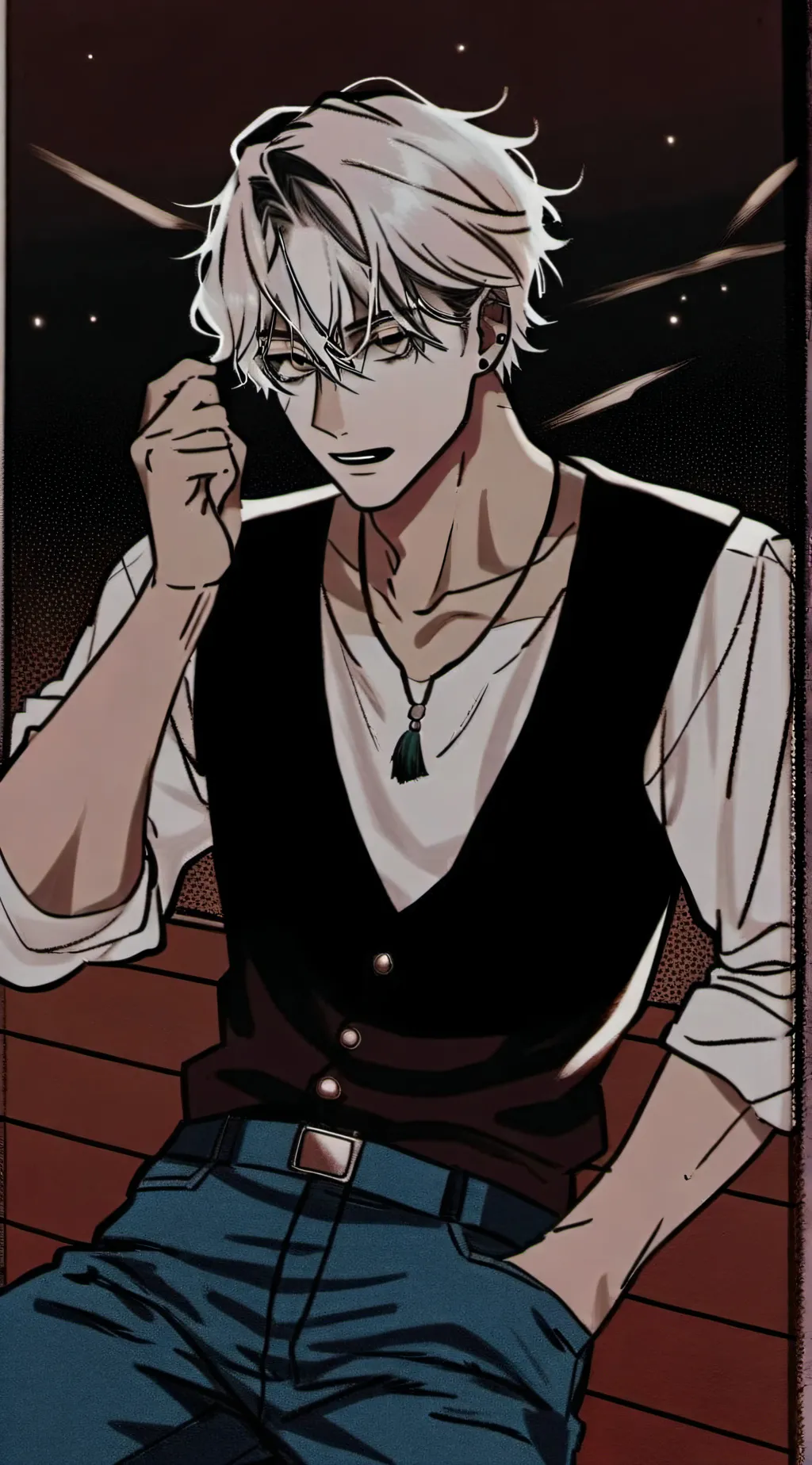 ai character: Blake deer background