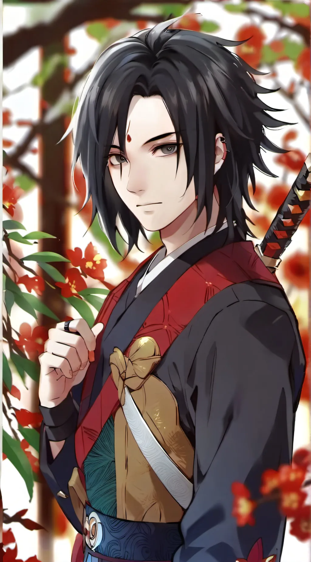 ai character: Sasunaru  background