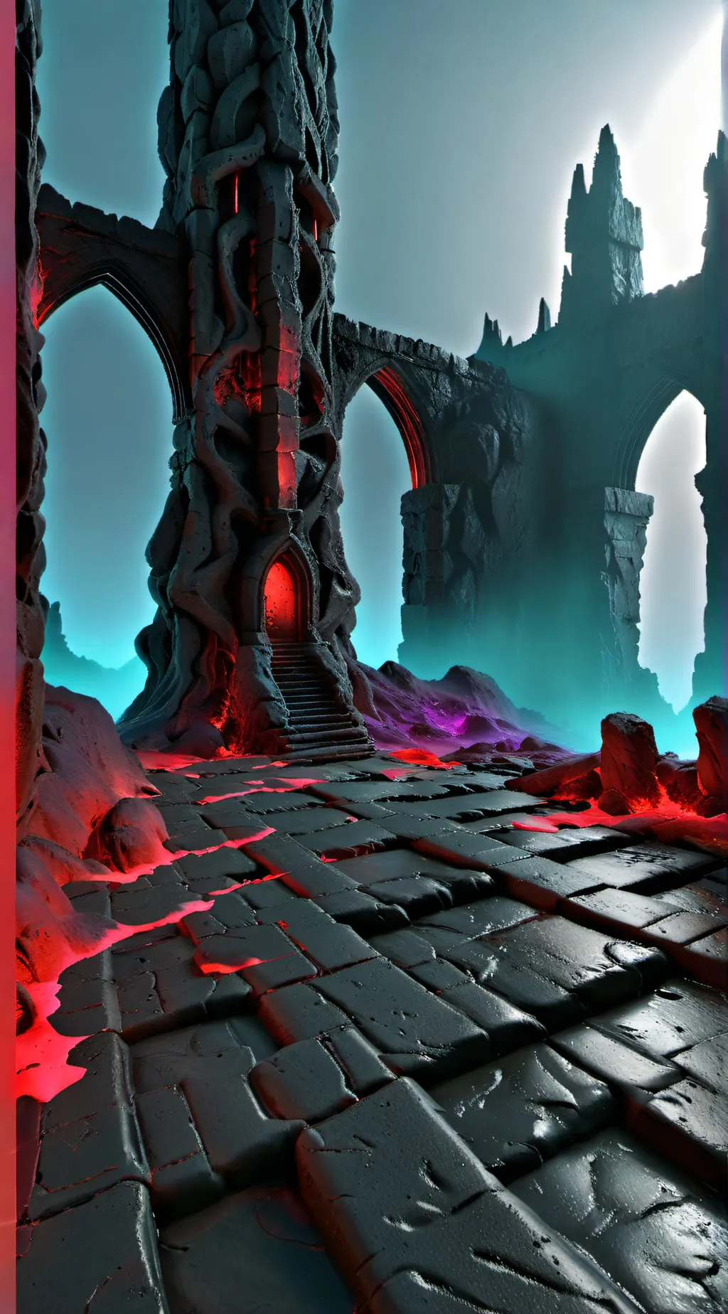 ai character: The dungeon  background