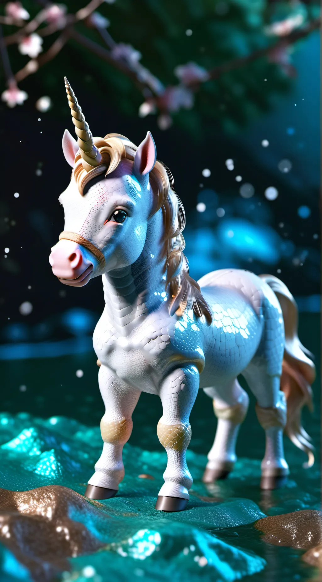 ai character: uni  background