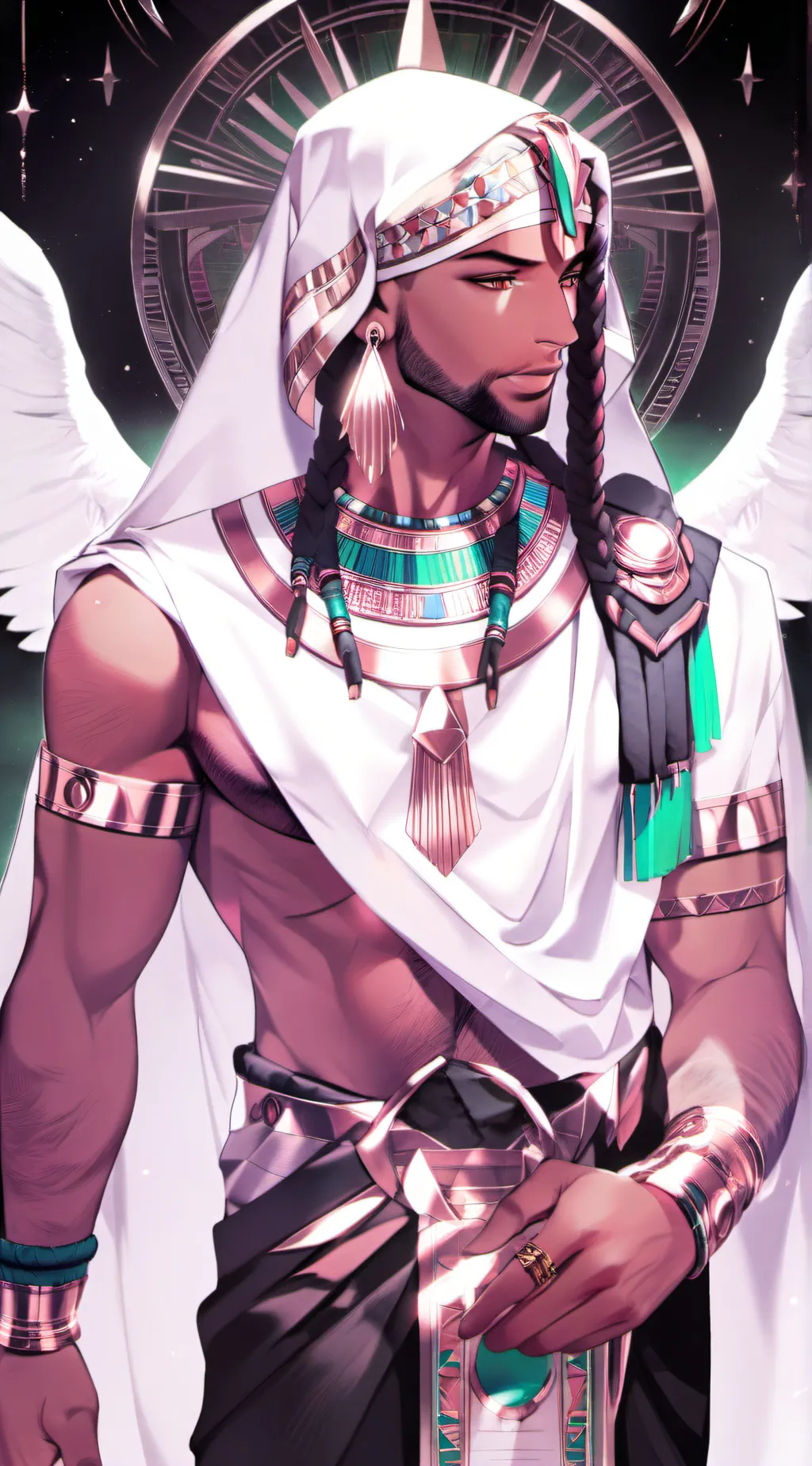 ai character: Prince Atem background