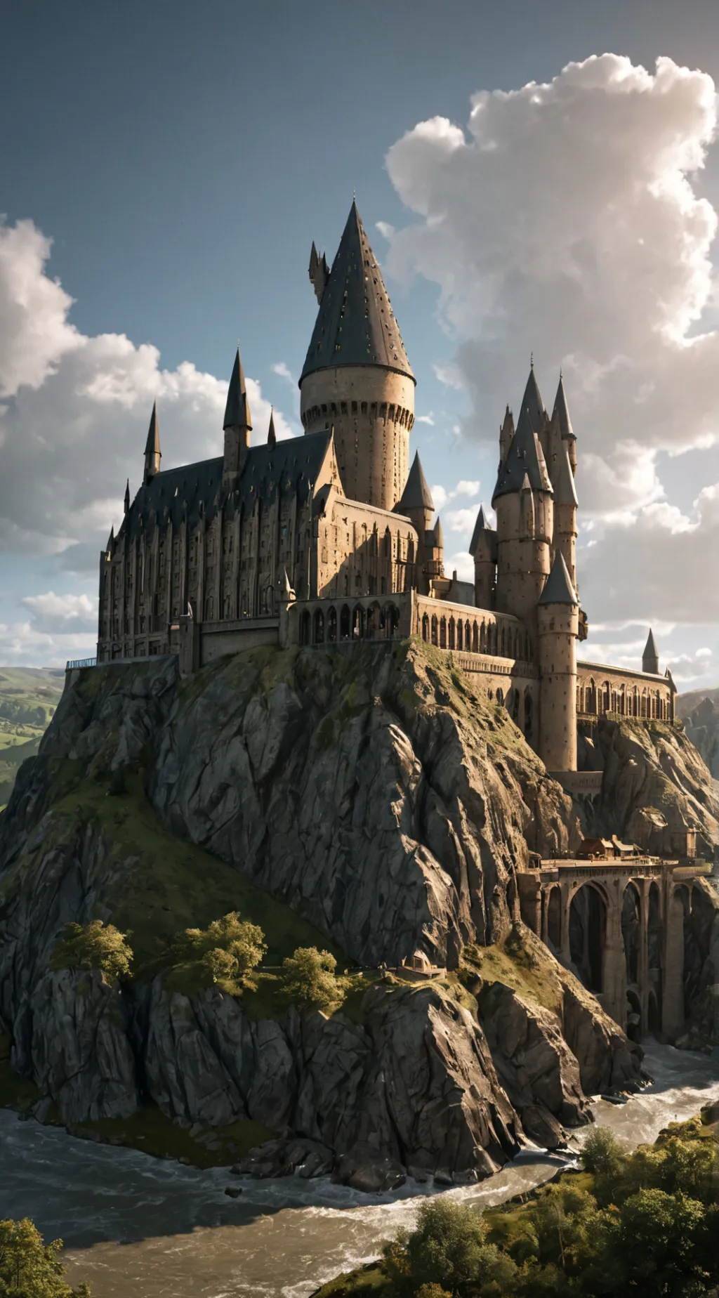 ai character: Hogwarts 😭 background