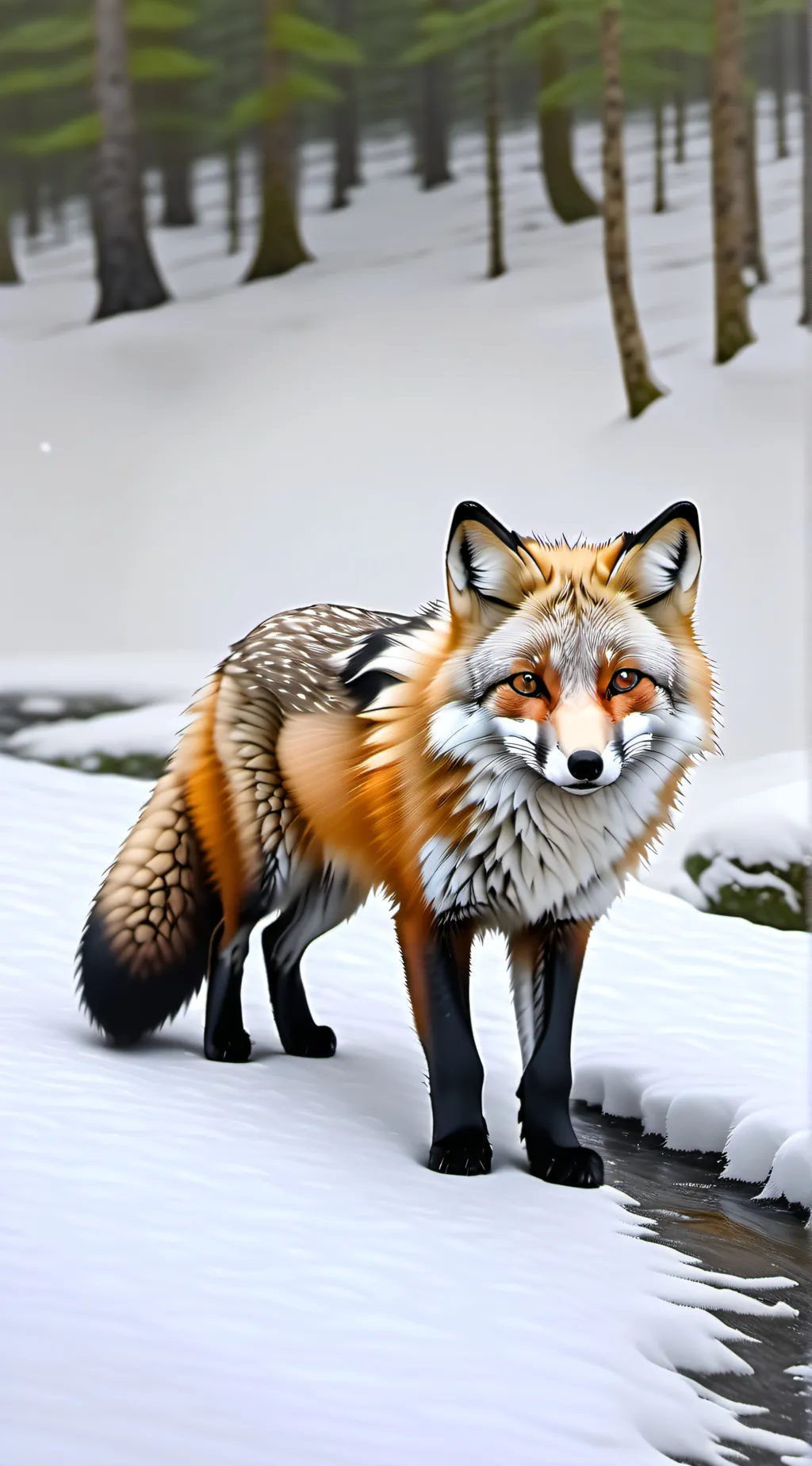 ai character: The Fox background