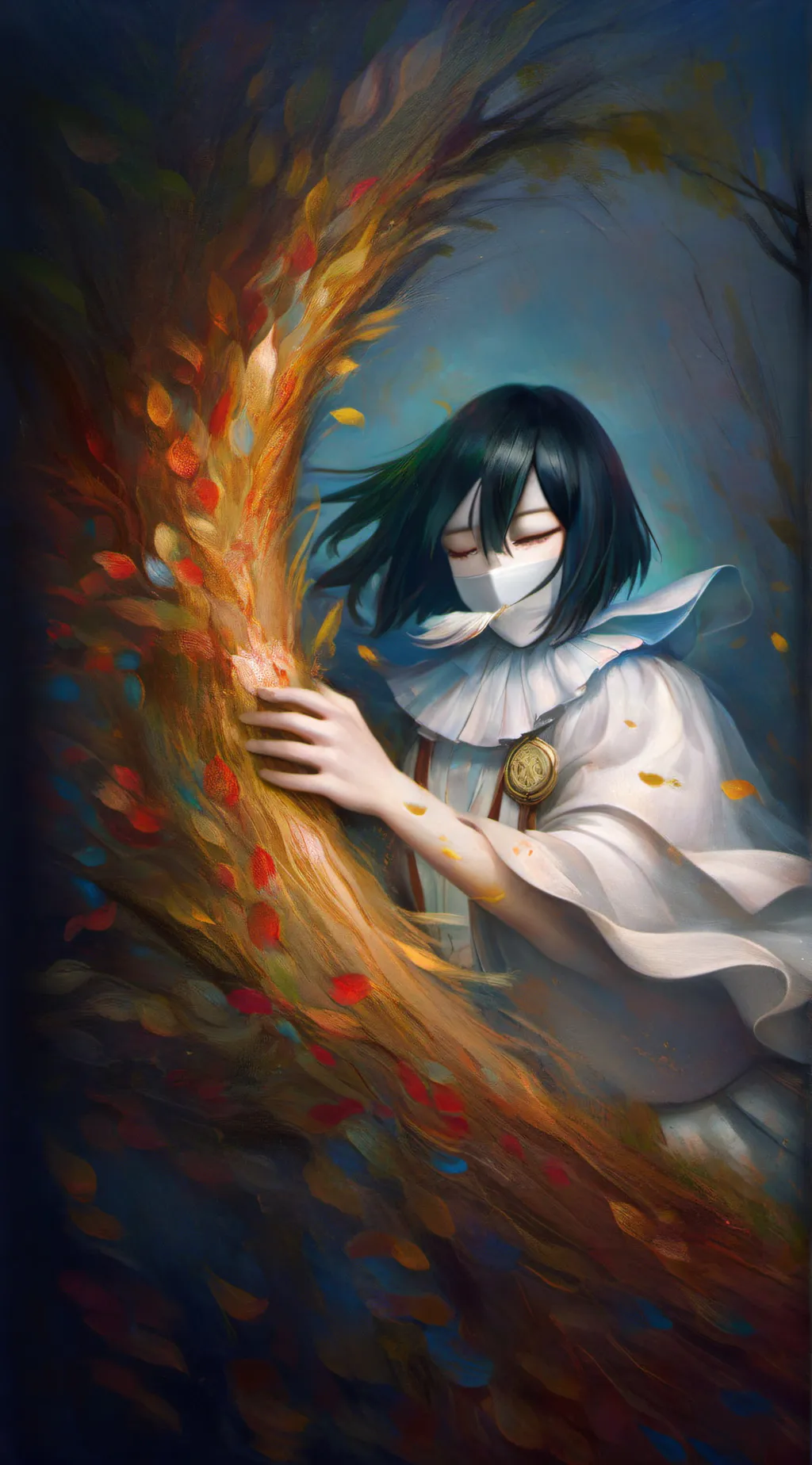 ai character: Obanai iguro background