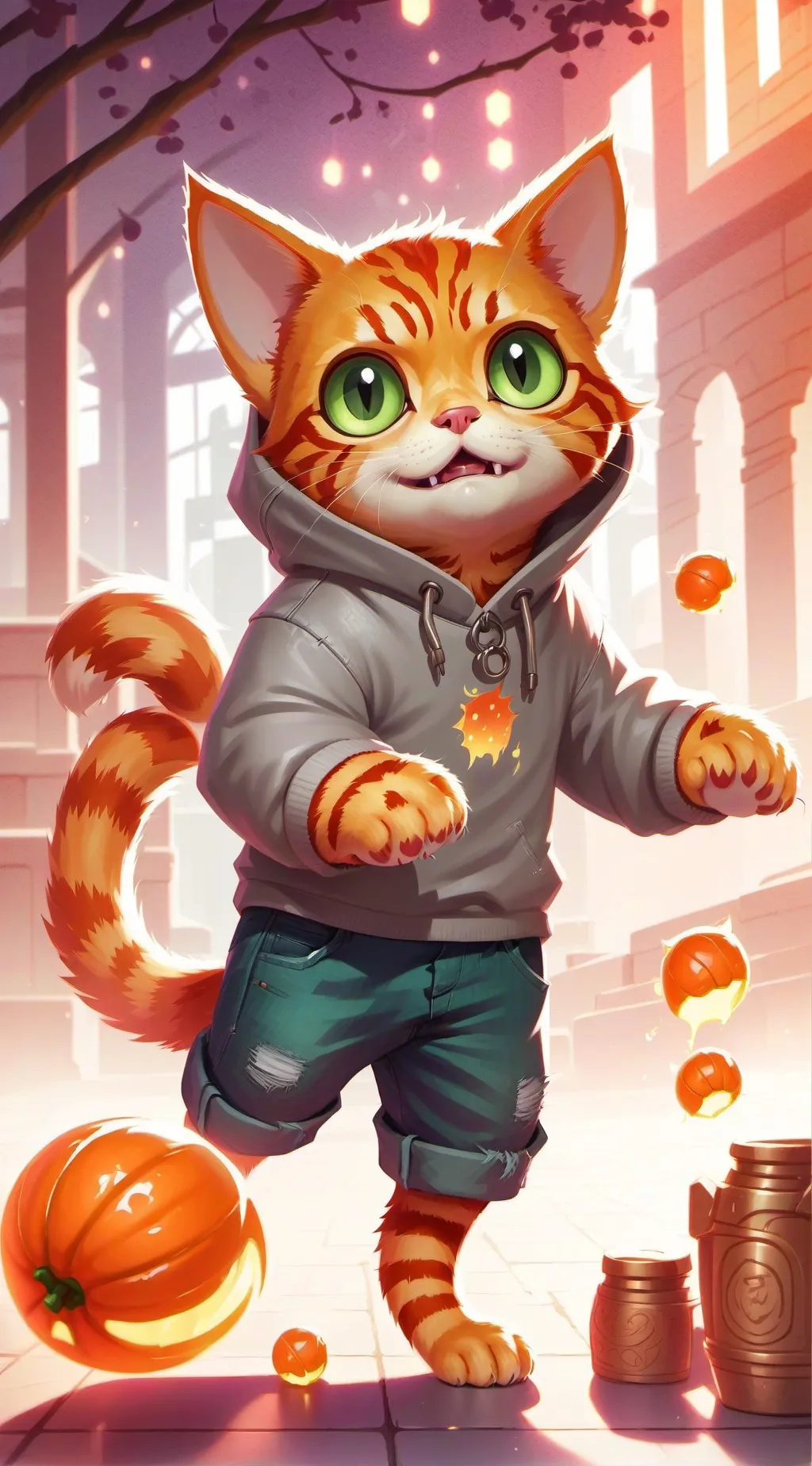 ai character: Cheese background