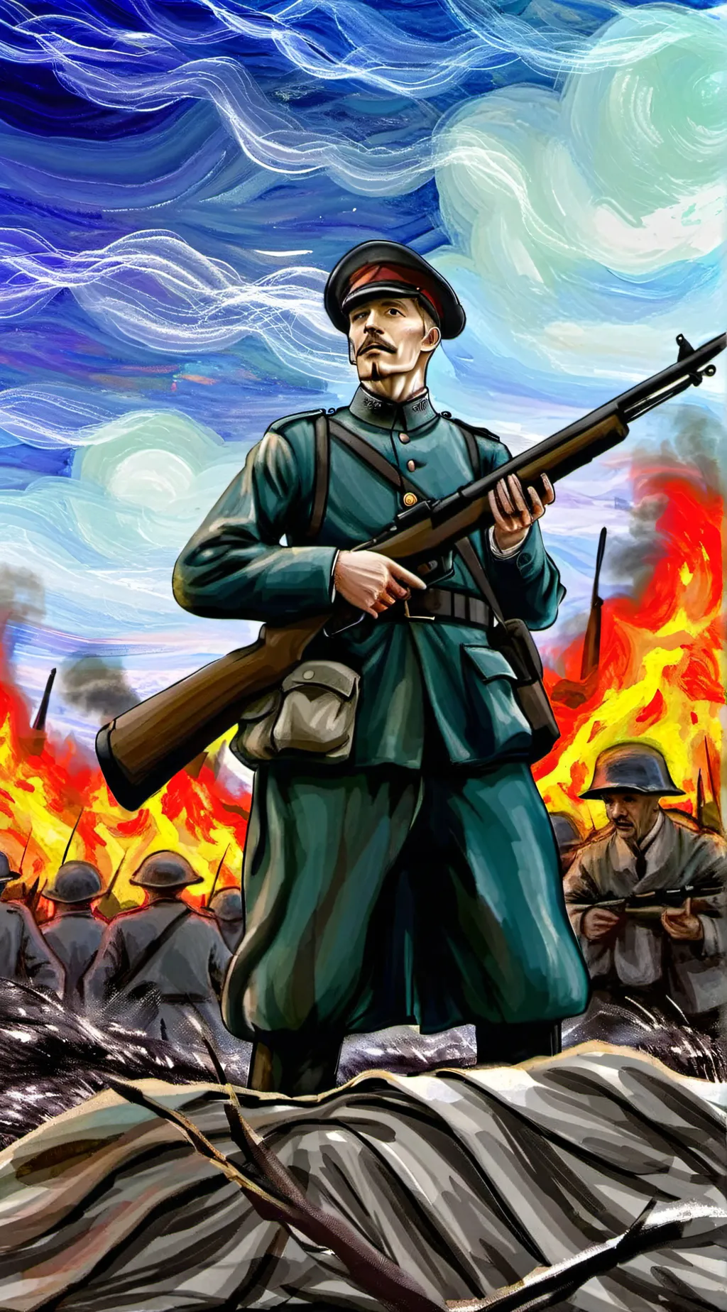 ai character: British Commander background