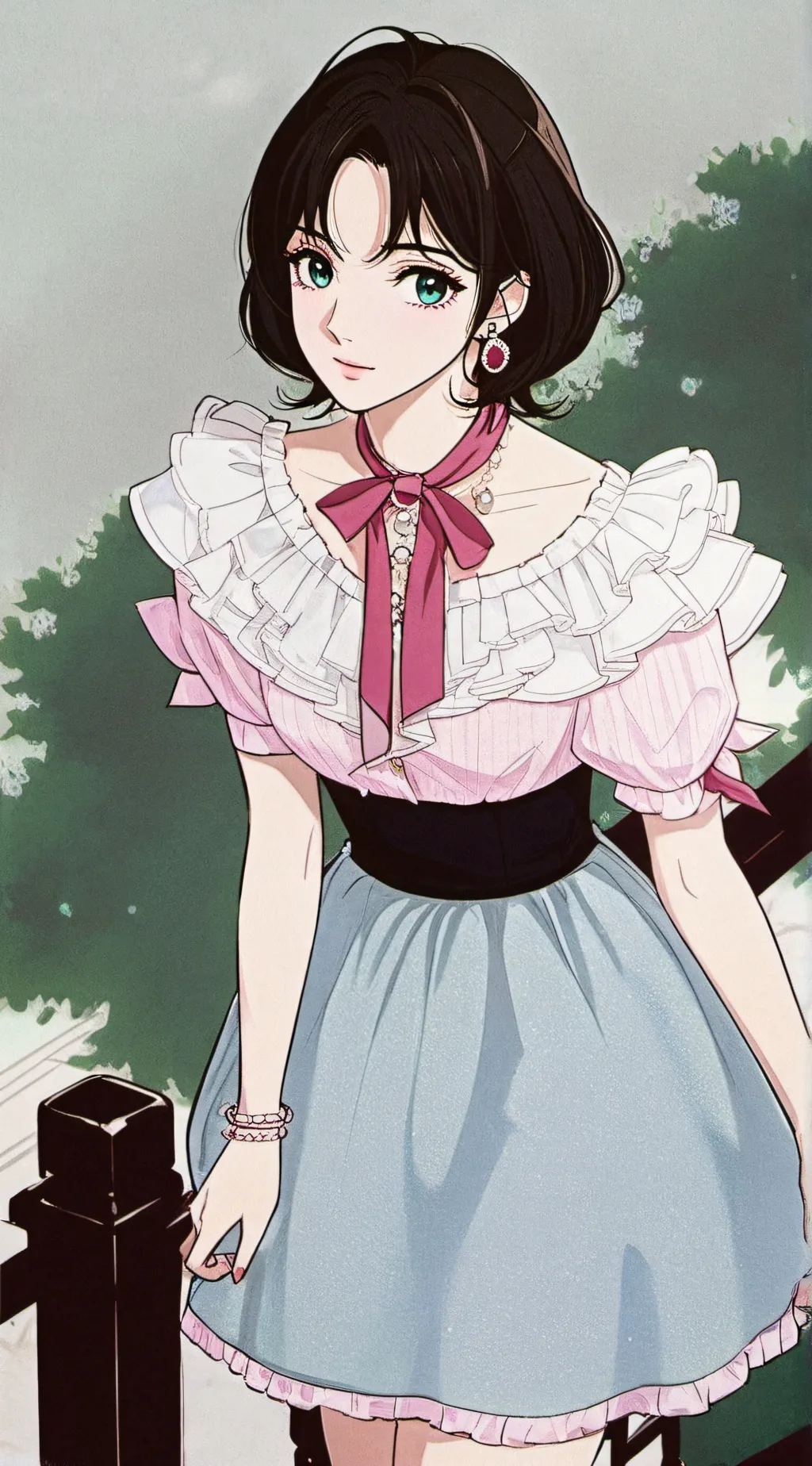 ai character: Aria background