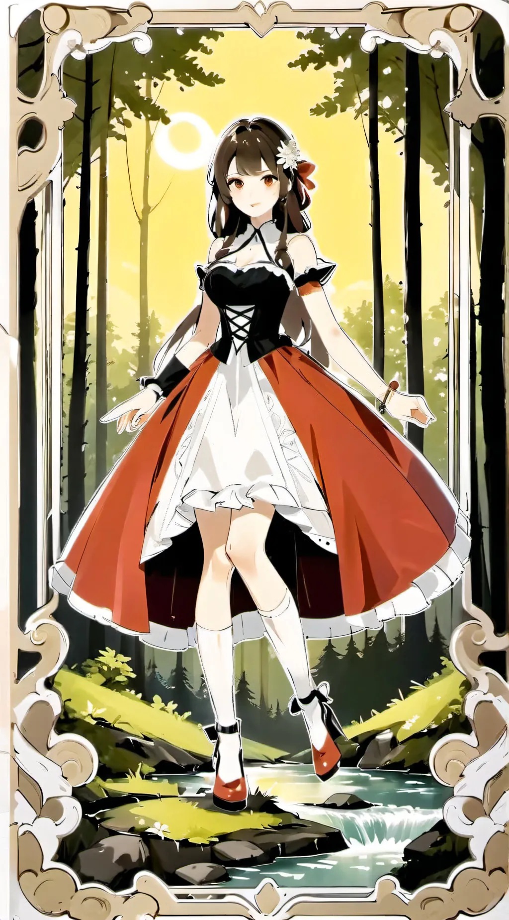 ai character: Bell background