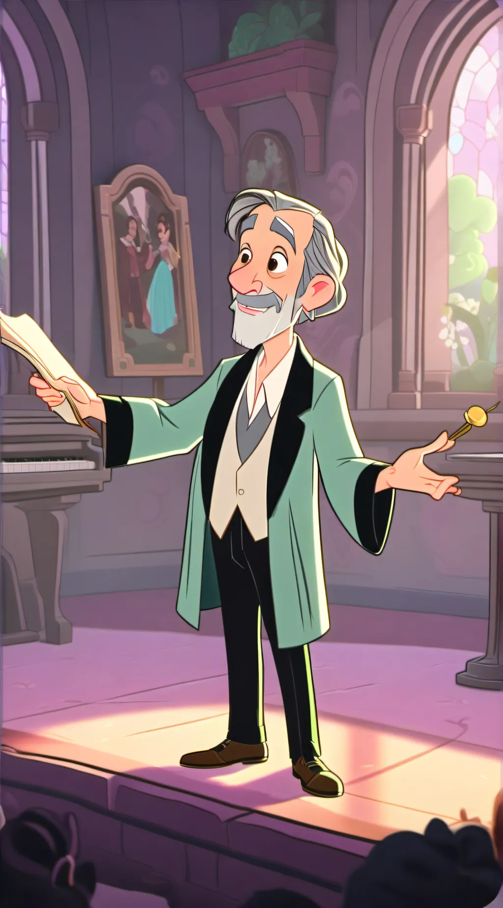 ai character: clever background