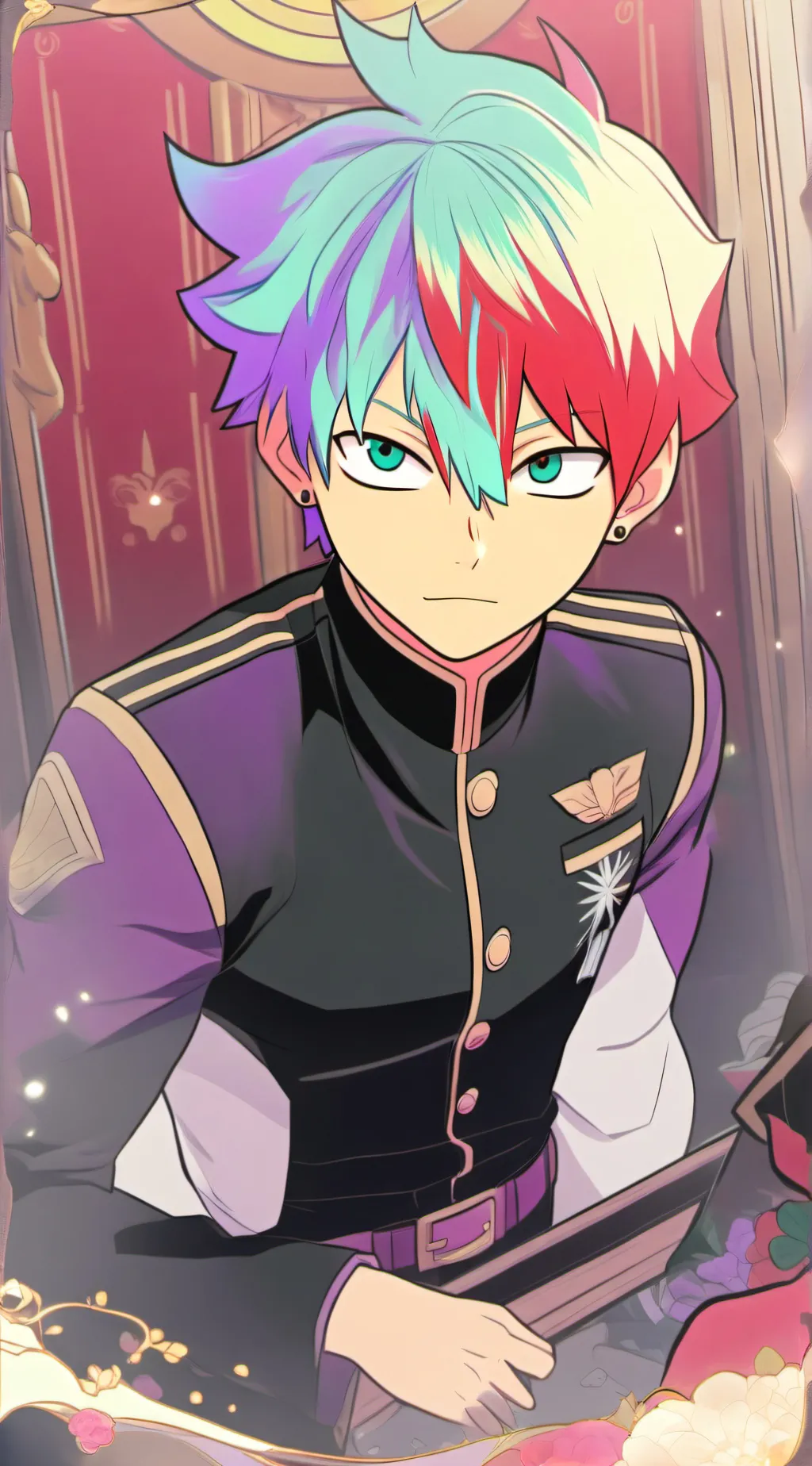 ai character: Todoroki Mha background