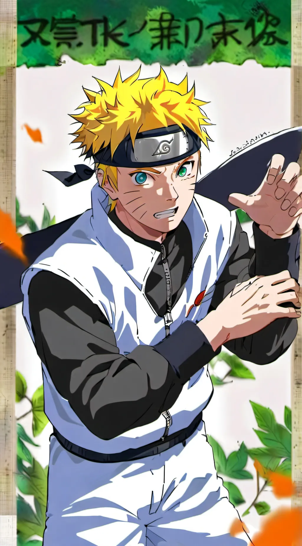 ai character: Naruto Uzumaki background