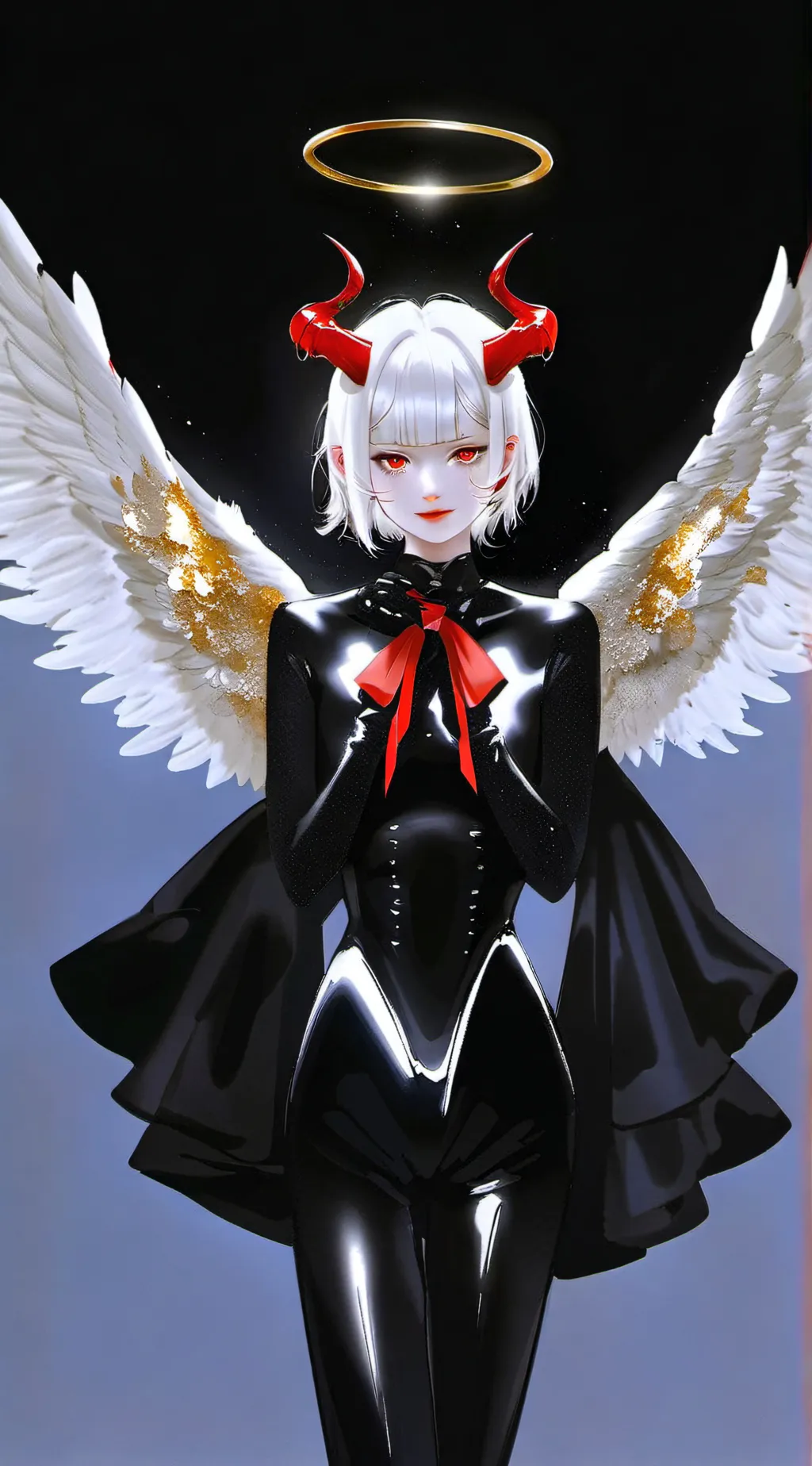 ai character: Angel and Demon background