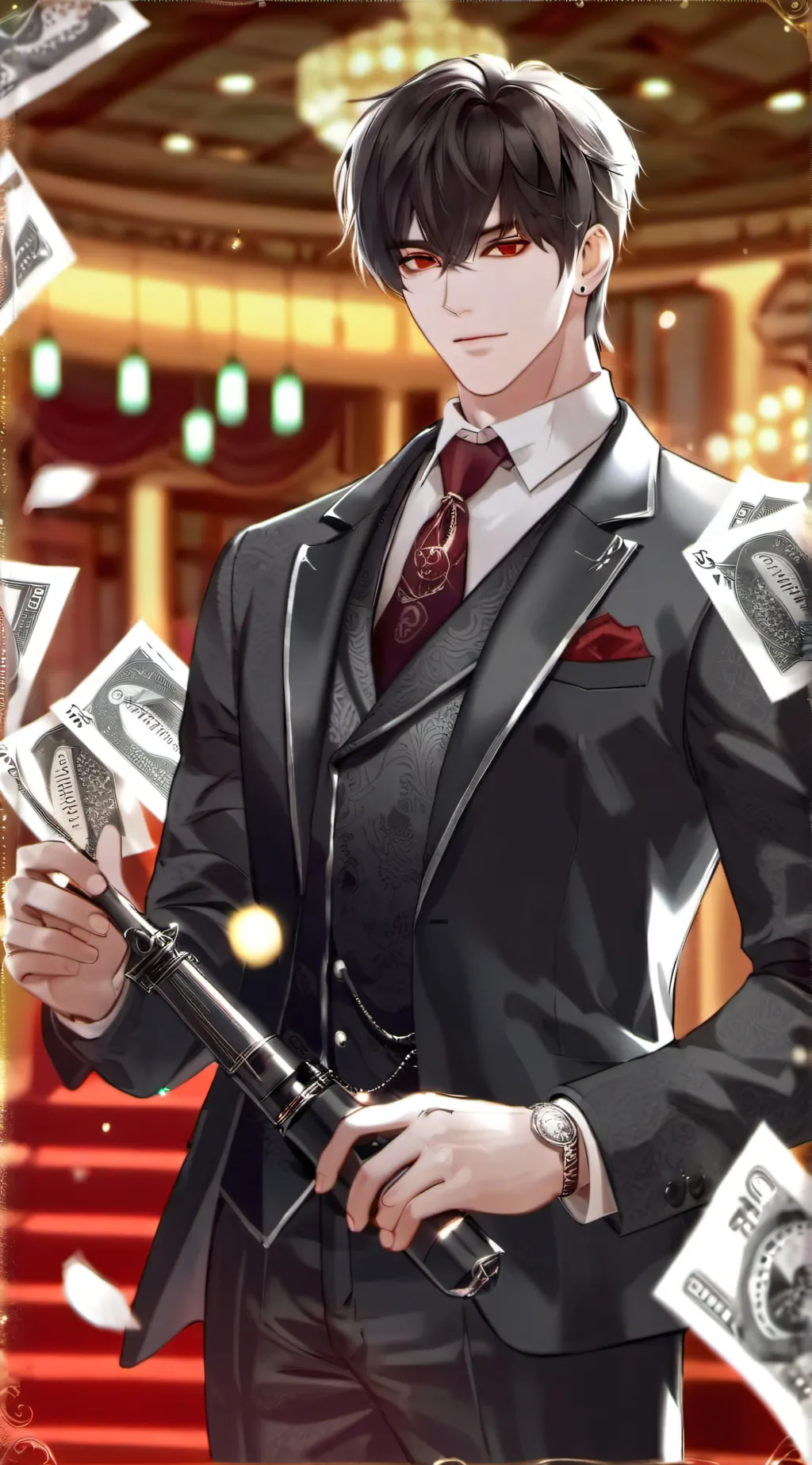 ai character: FELIX  background