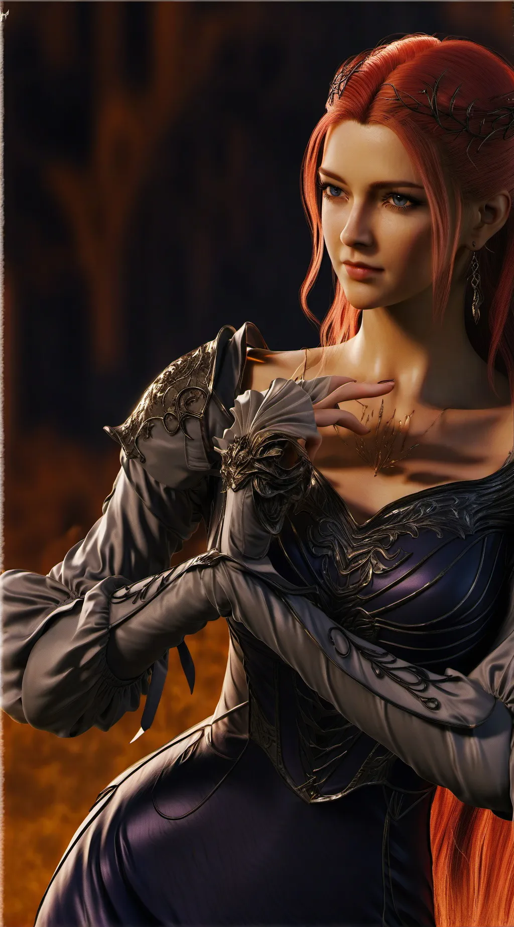 ai character: Гвинивер background