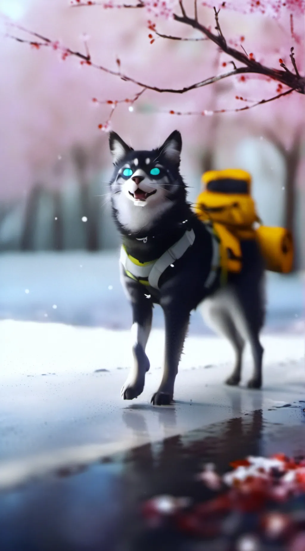 ai character: Aphmau  background