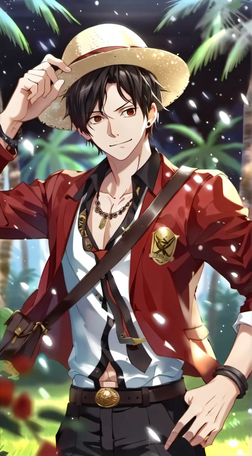 ai character: The straw hats background