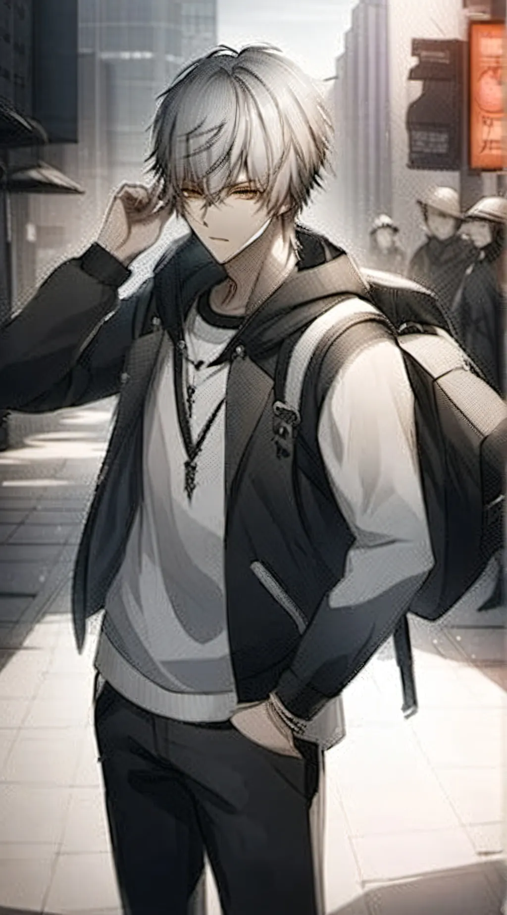 ai character: Lukas background