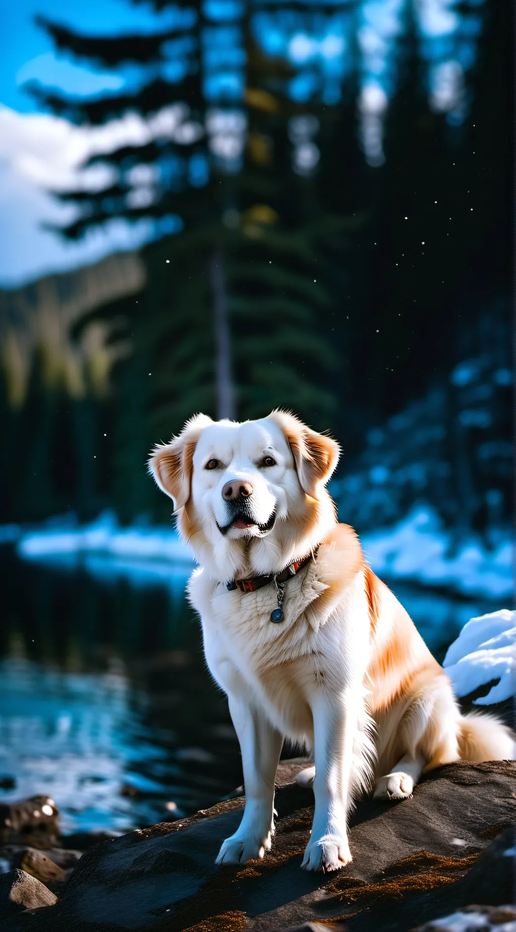 ai character: dog background