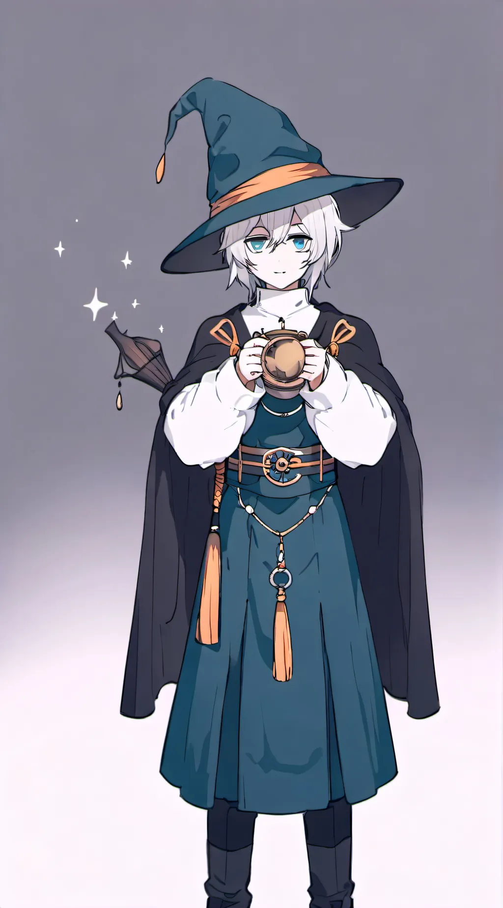 ai character: koi background
