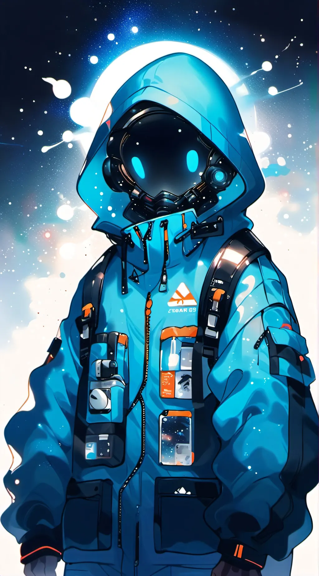 ai character: blue imposter background